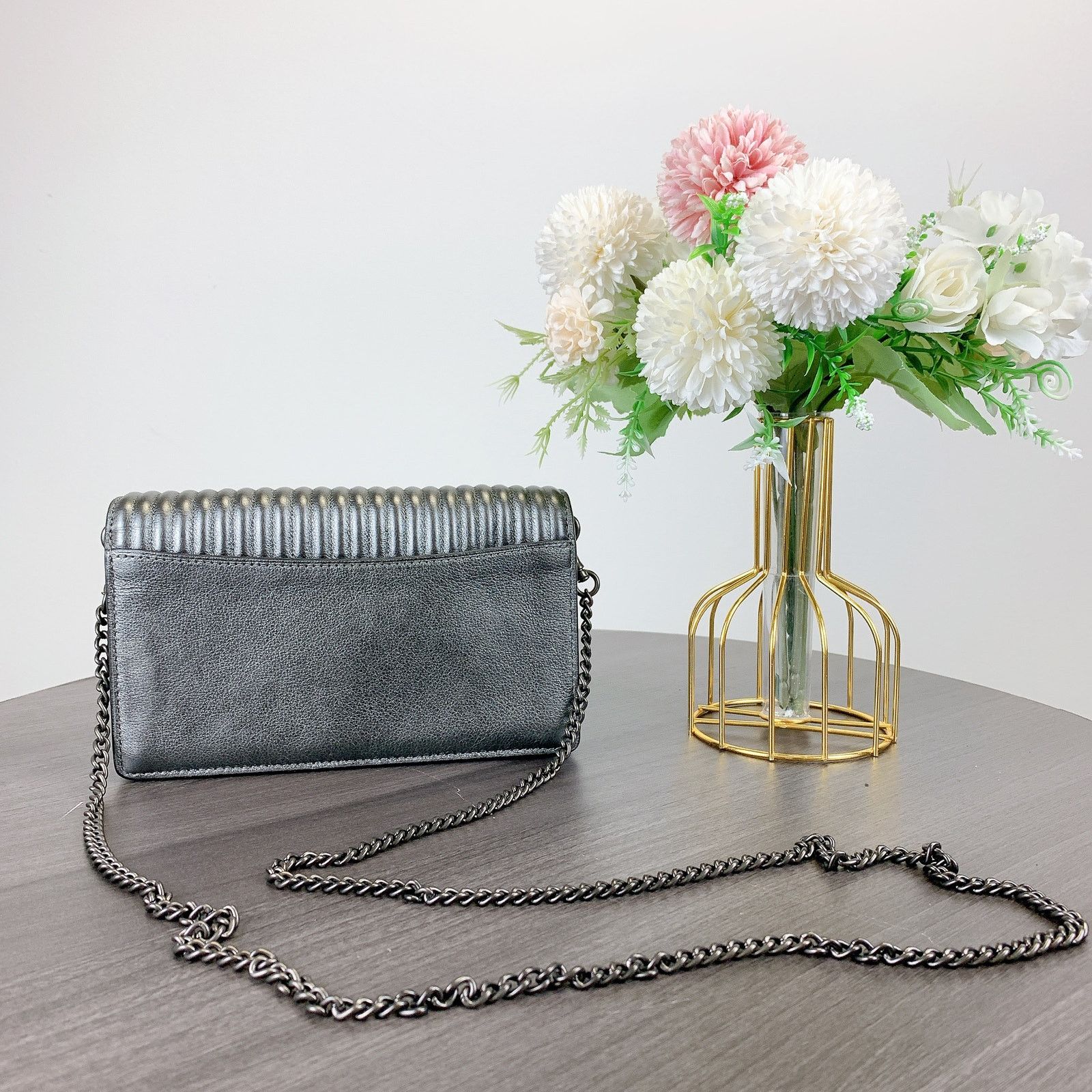 Coach Coach 38918 Callie Foldover Chain Clutch Crossbody Size ONE SIZE - 4 Thumbnail
