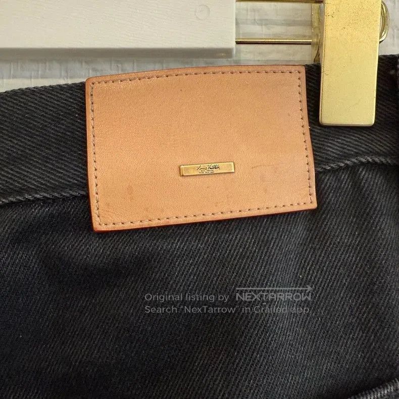 Louis Vuitton Louis Vuitton 2024 Embroidered Logo Jeans . Size US 40 / EU 56 - 3 Thumbnail