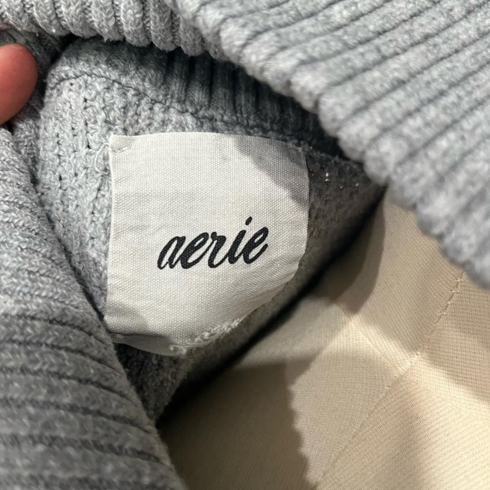 Designer Aerie oversized cowl neck sweater Size L / US 10 / IT 46 - 7 Thumbnail