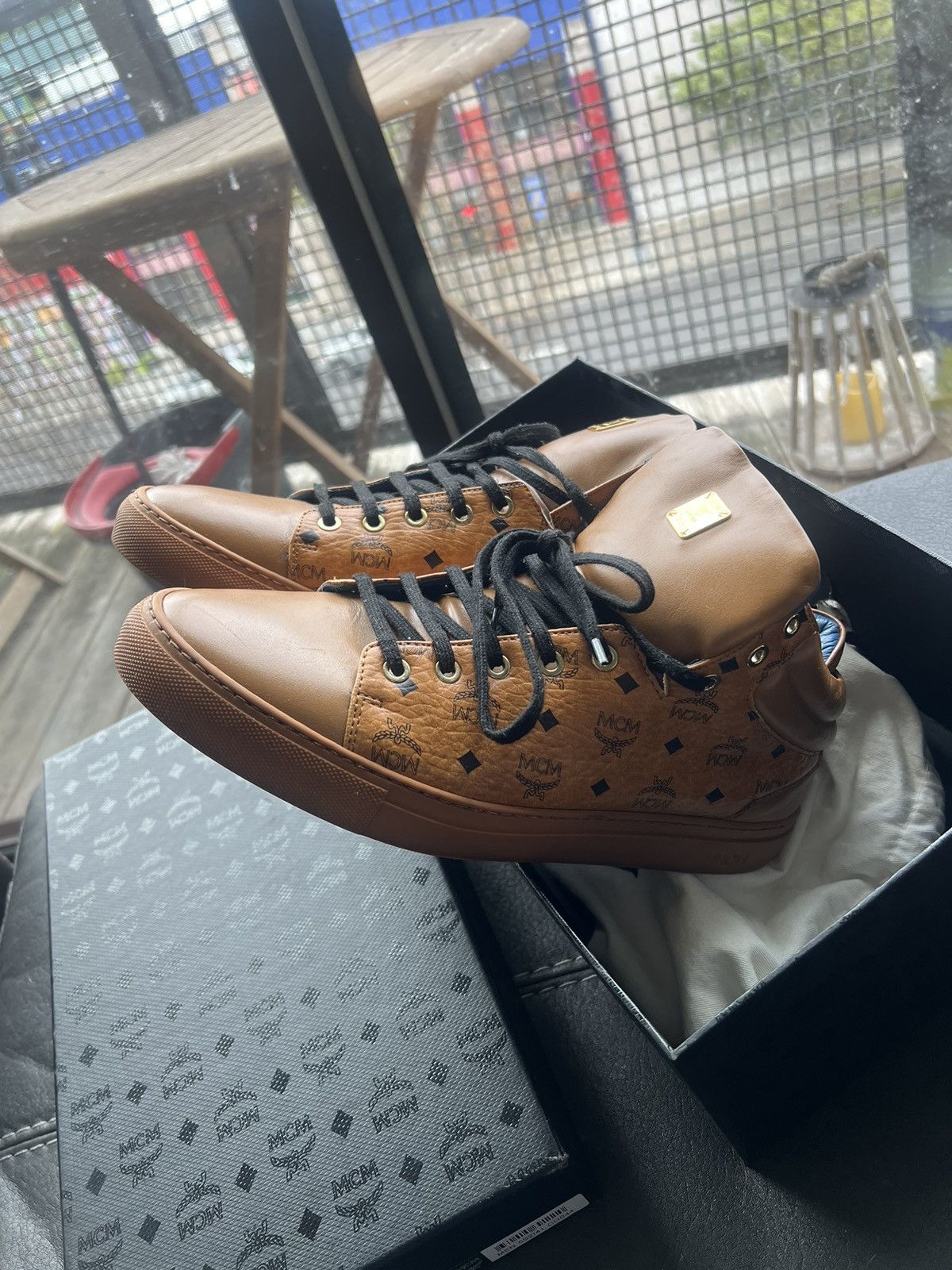MCM Mcm low tops Size US 11 / EU 44 - 1 Thumbnail