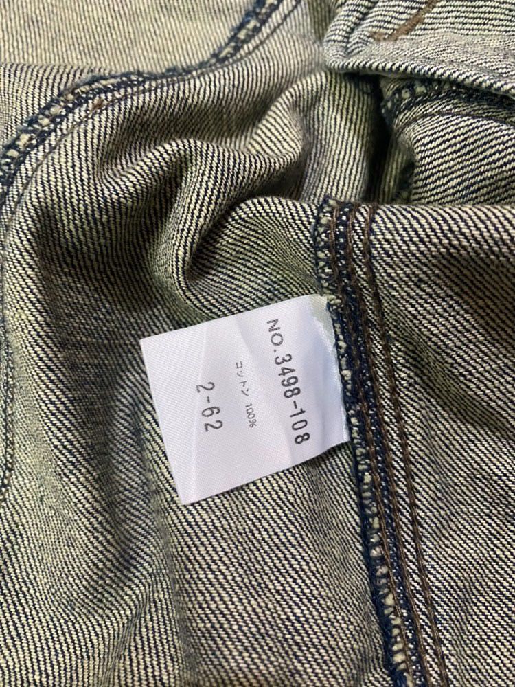 If Six Was Nine Vintage Shclussel Japan Bondage Denim Jacket Size US M / EU 48-50 / 2 - 10 Thumbnail