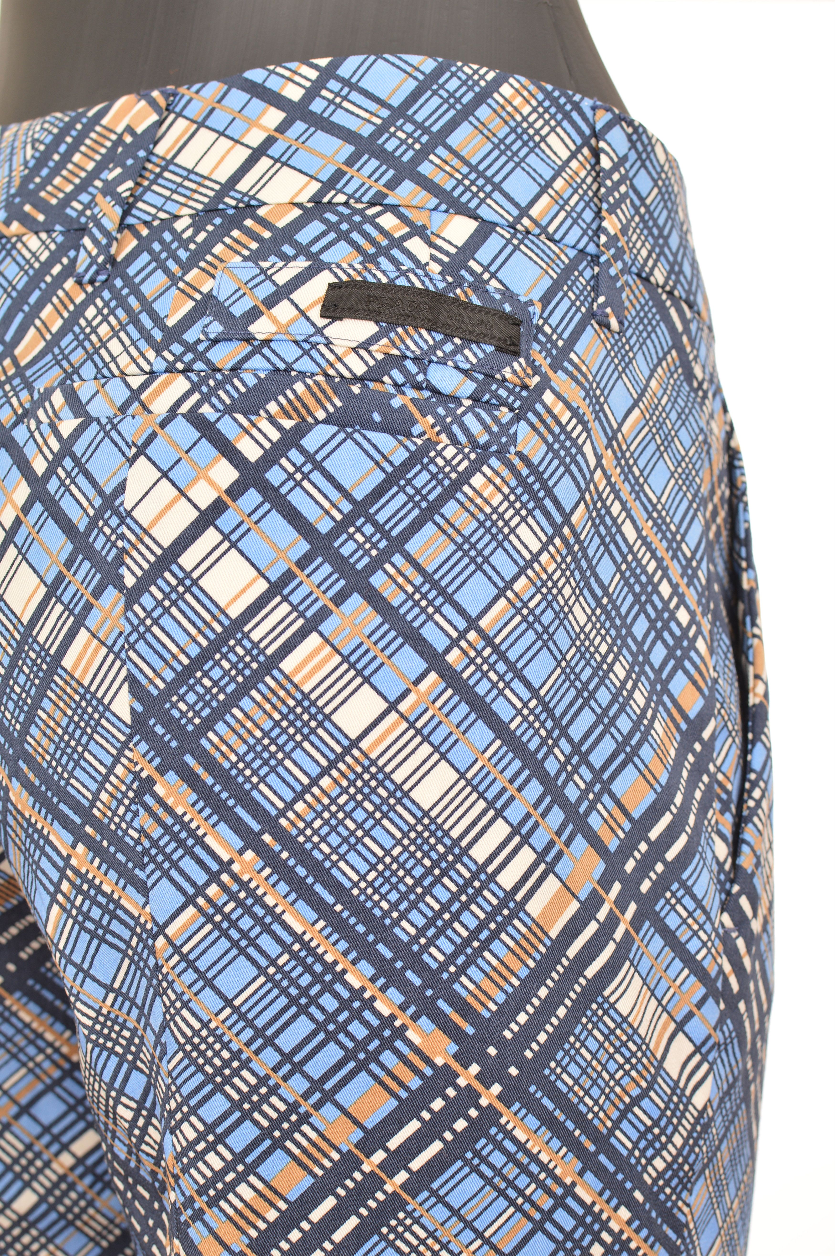 Prada Prada Tapered Slacks Allprint Womens Wool Blend Pants Size 27" / US 4 / IT 40 - 5 Thumbnail