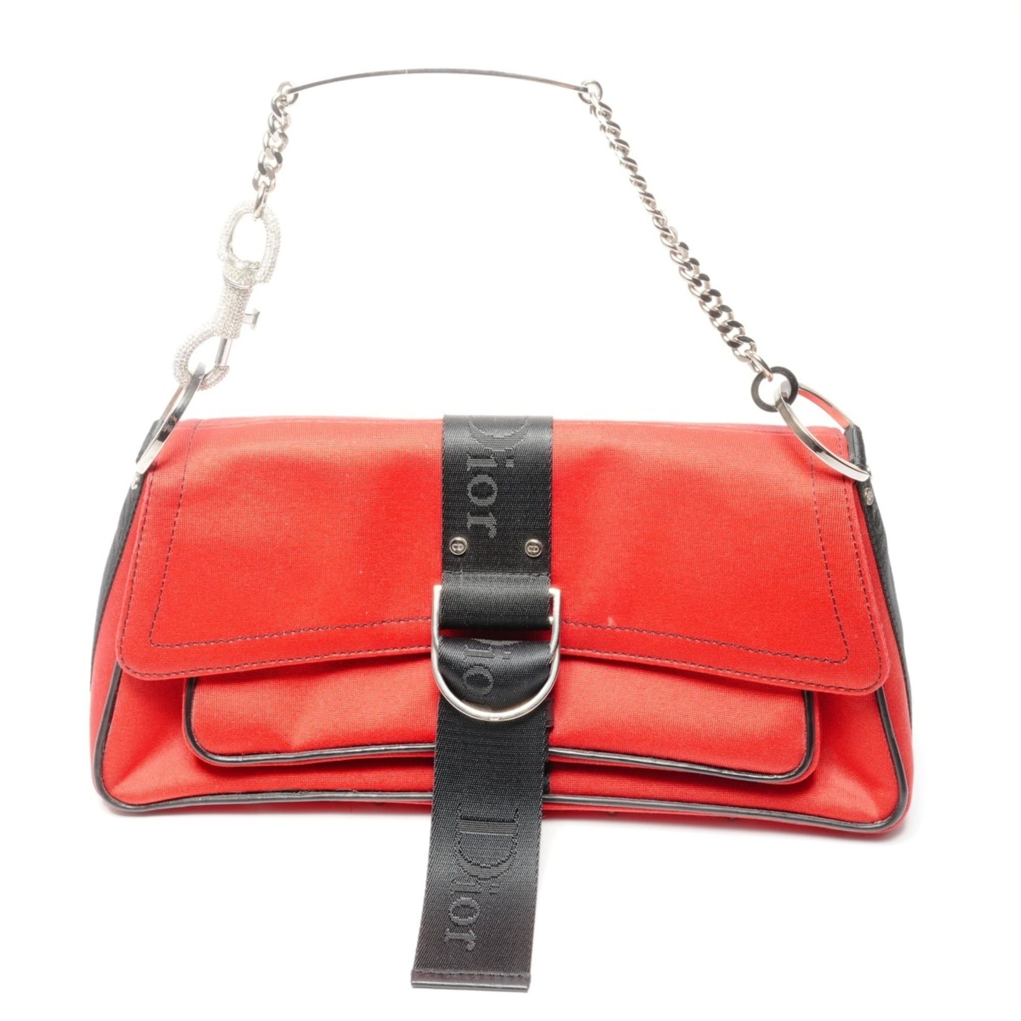 Dior Christian Dior Hardcore Canvas Galliano-era Shoulder Bag in Red Size ONE SIZE - 1 Thumbnail