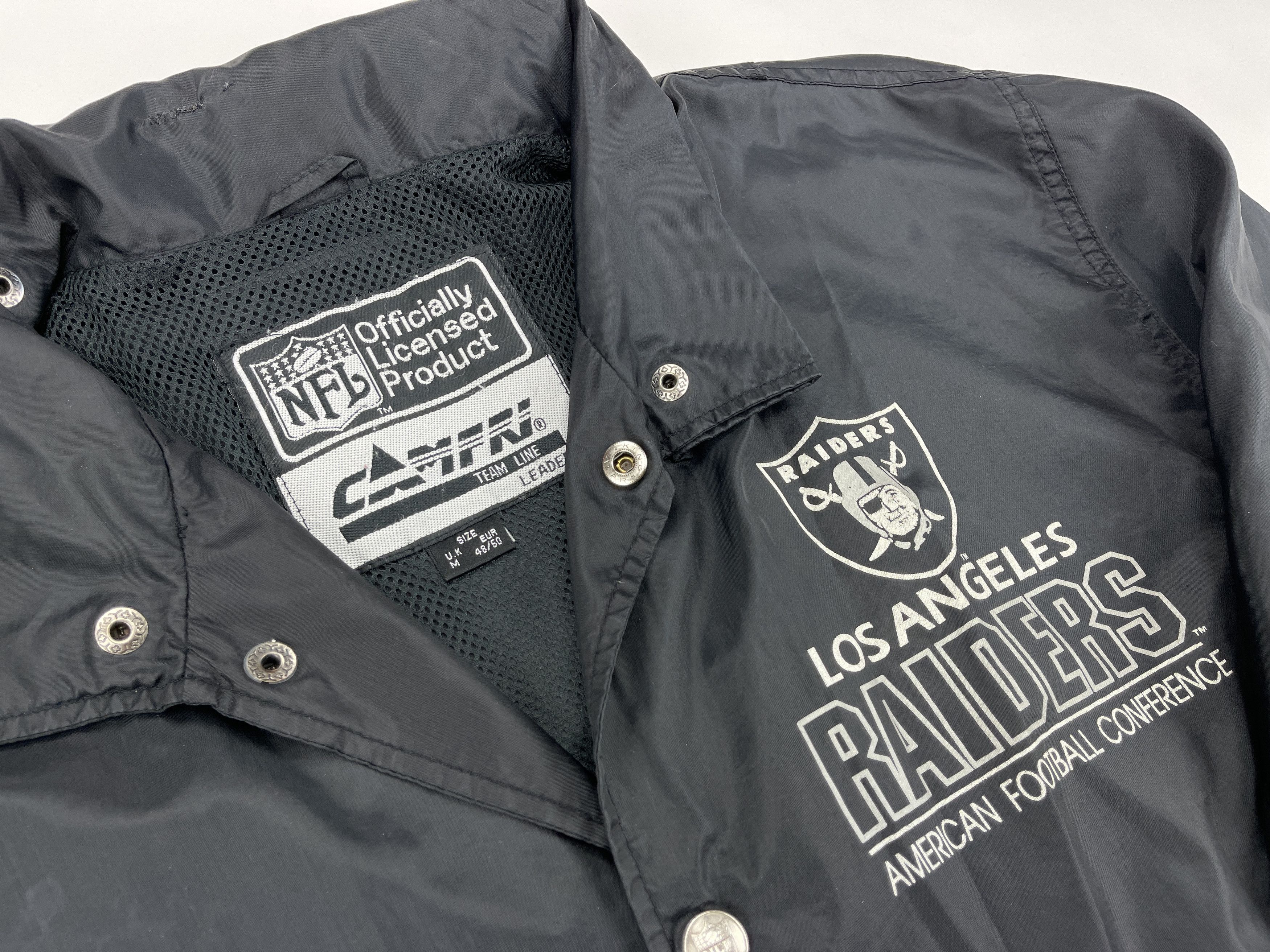 NFL Los Angeles Raiders jacket, 1991 Campri Teamline vintage M Size US M / EU 48-50 / 2 - 8 Thumbnail