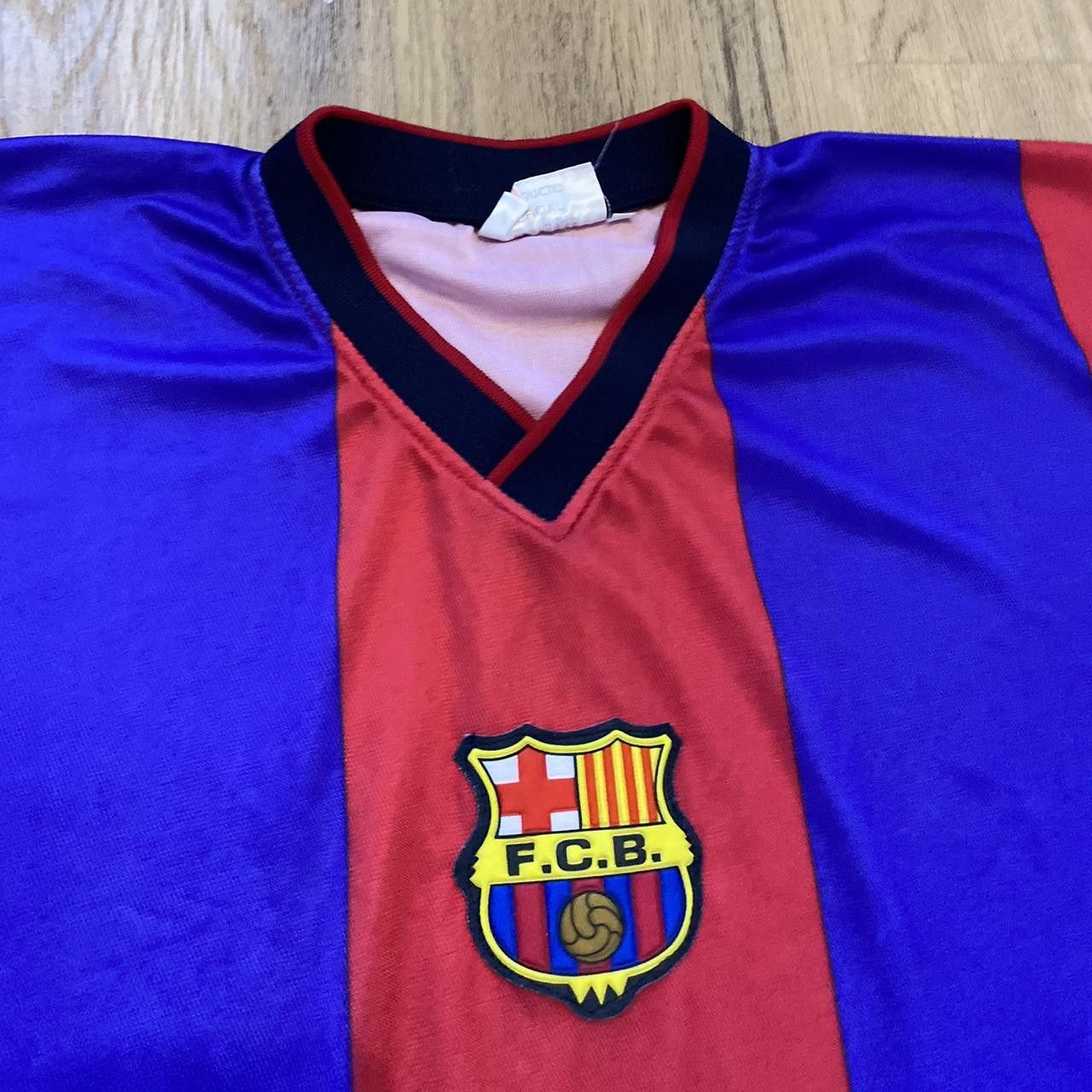 Other 1998-99 FC Barcelona Home Football Shirt Roger Size US XL / EU 56 / 4 - 3 Thumbnail