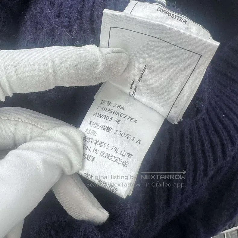 Chanel Chanel Woollen knitted sweater Size XS / US 0-2 / IT 36-38 - 5 Thumbnail