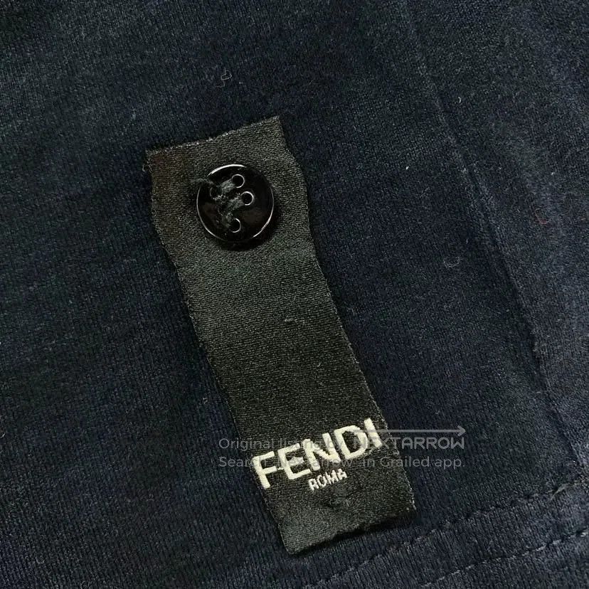 Fendi Fendi Black Rhinestone T-Shirt Size 48. Size US M / EU 48-50 / 2 - 5 Thumbnail