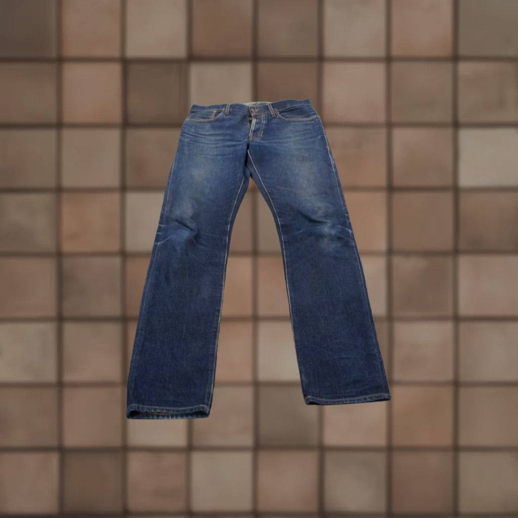 Imogene + Willie Imogene + Willie Jeans Mens 31 Blue Charlie Casual Classic Straight Work Country Denim Cotton 5-Pocket Design Straight USA Regular Button 33in Inseam Size US 31 - 1 Thumbnail