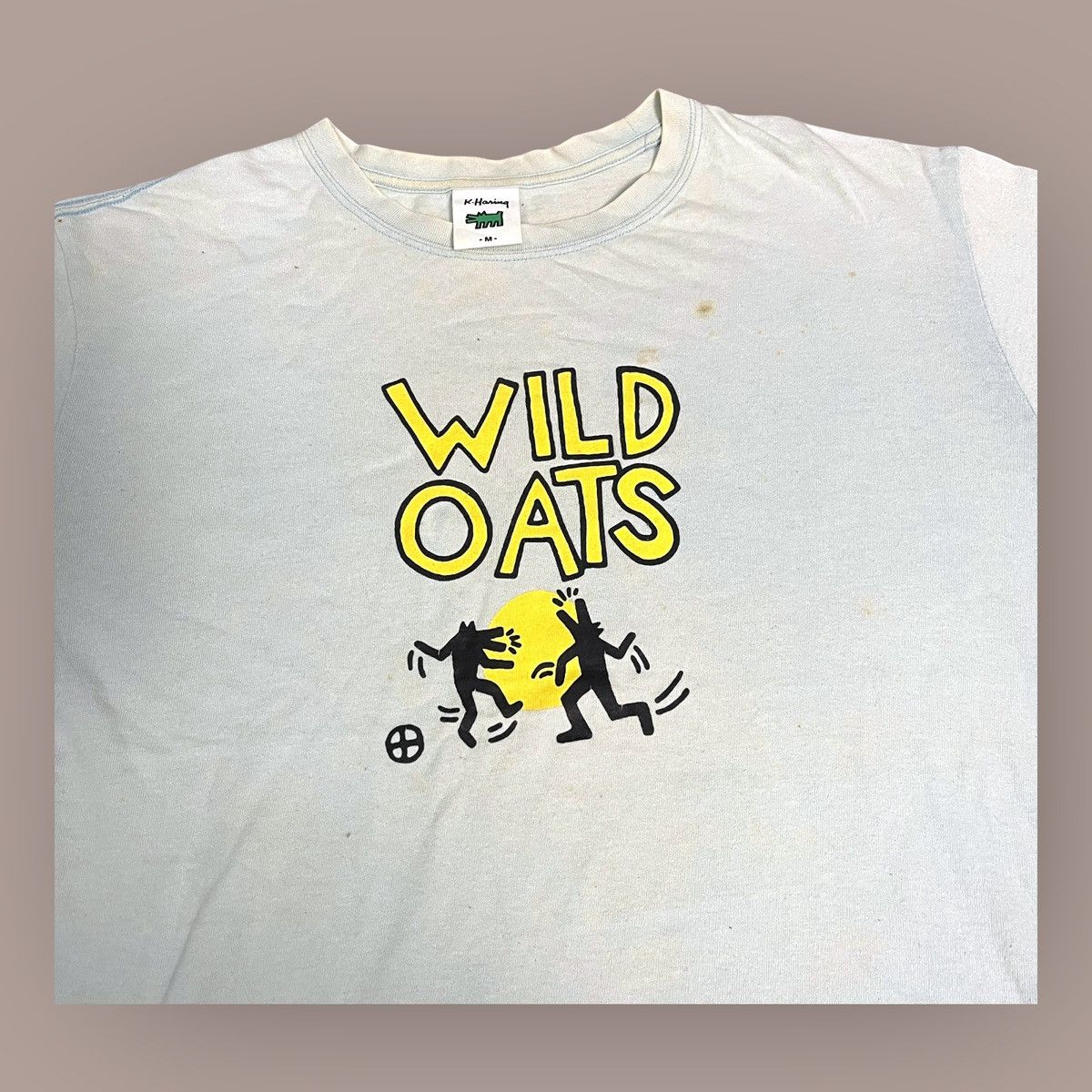 Keith Haring Rare Vintage Keith Haring X Wild Oats Tees Faded Size US M / EU 48-50 / 2 - 6 Thumbnail