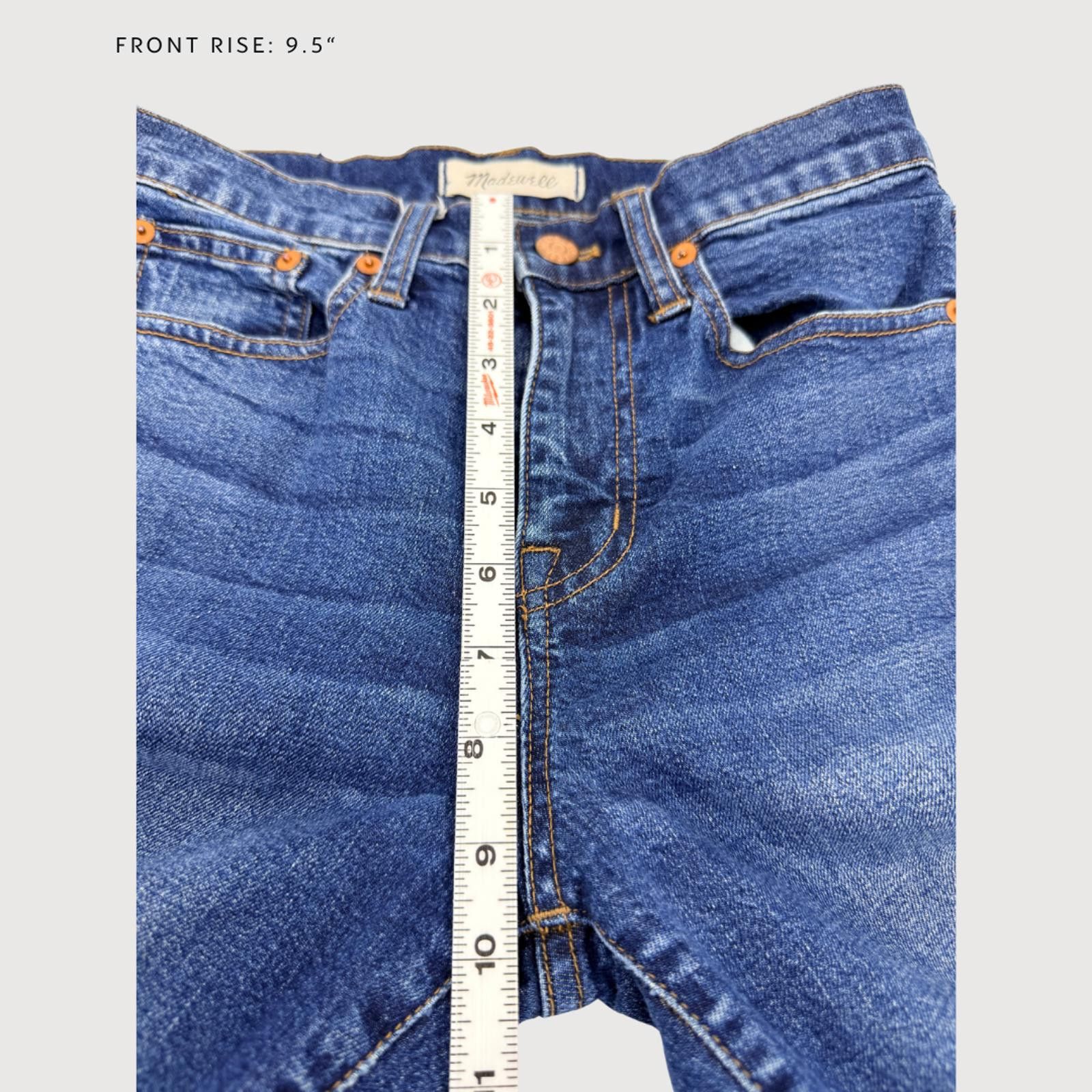 Madewell Madewell Cruiser Straight Jeans Dark Wash 25 High Rise Size 25" / US 0 / IT 36 - 6 Thumbnail