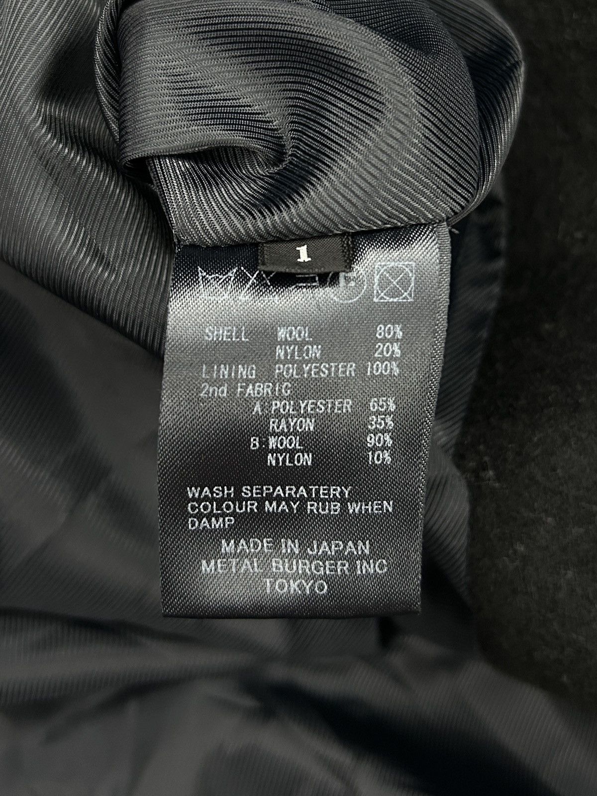 Diet Butcher Slim Skin Double Breasted Wool Coat Size US S / EU 44-46 / 1 - 11 Thumbnail