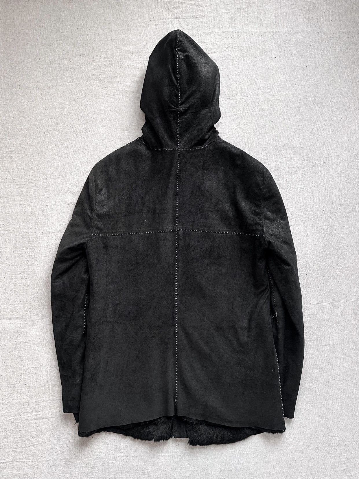 10sei0otto 10sei0otto Rabbit Fur Lamb Leather Gimp Scar Stitch Rider Size US S / EU 44-46 / 1 - 3 Thumbnail