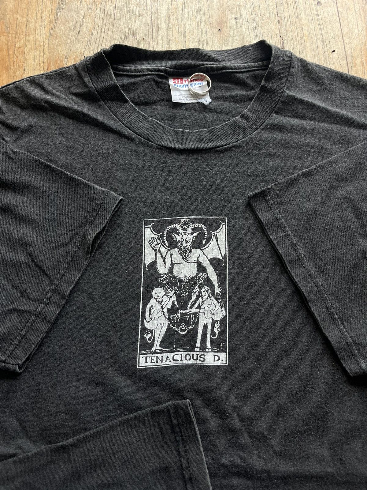 Vintage Vintage TENACIOUS D. ( Jack Black ) Movie Tshirt Size US XL / EU 56 / 4 - 7 Thumbnail
