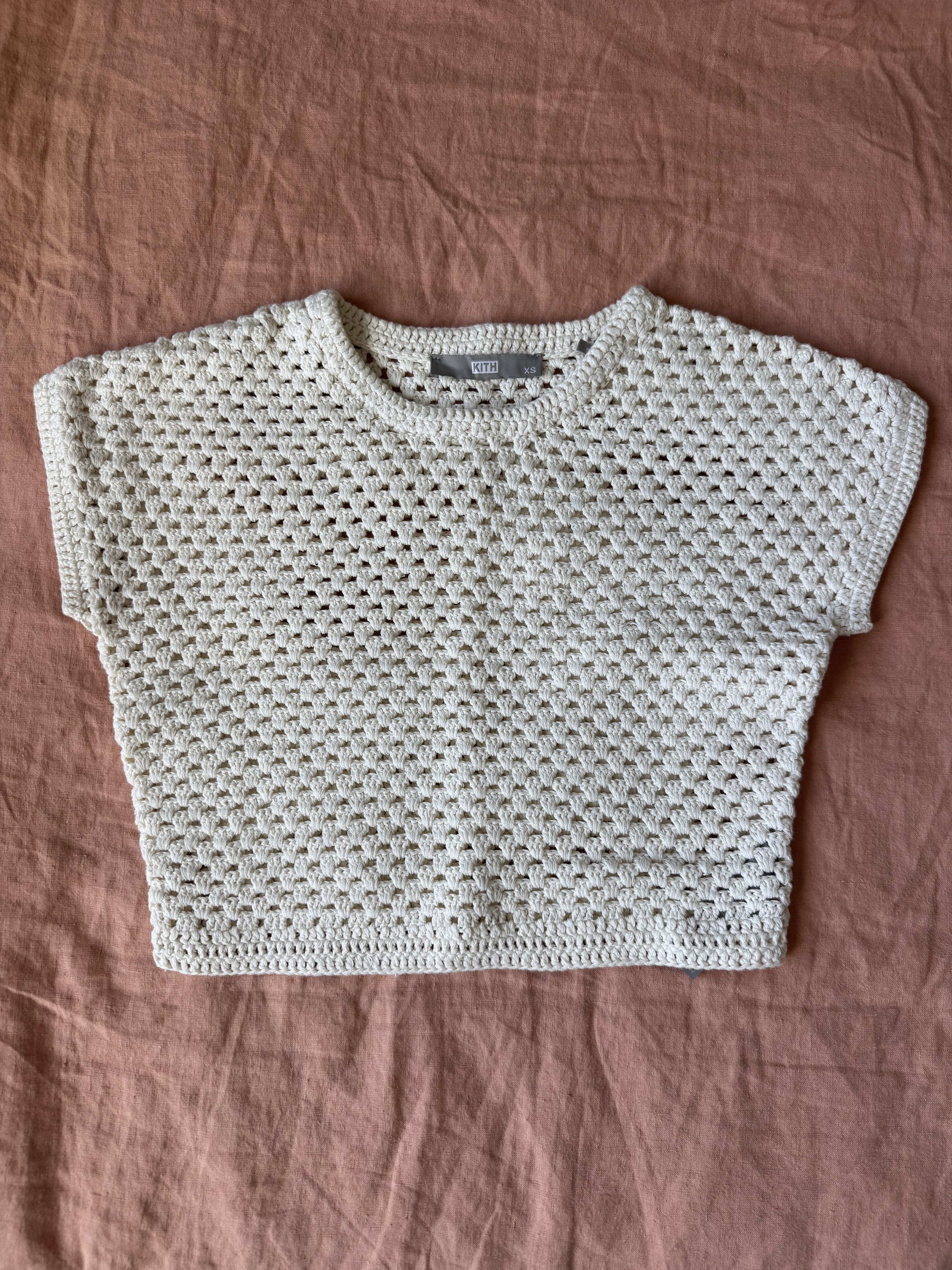 Kith KITH WOMEN RHEA KNIT TEE - WHISPER Size XS / US 0-2 / IT 36-38 - 1 Thumbnail