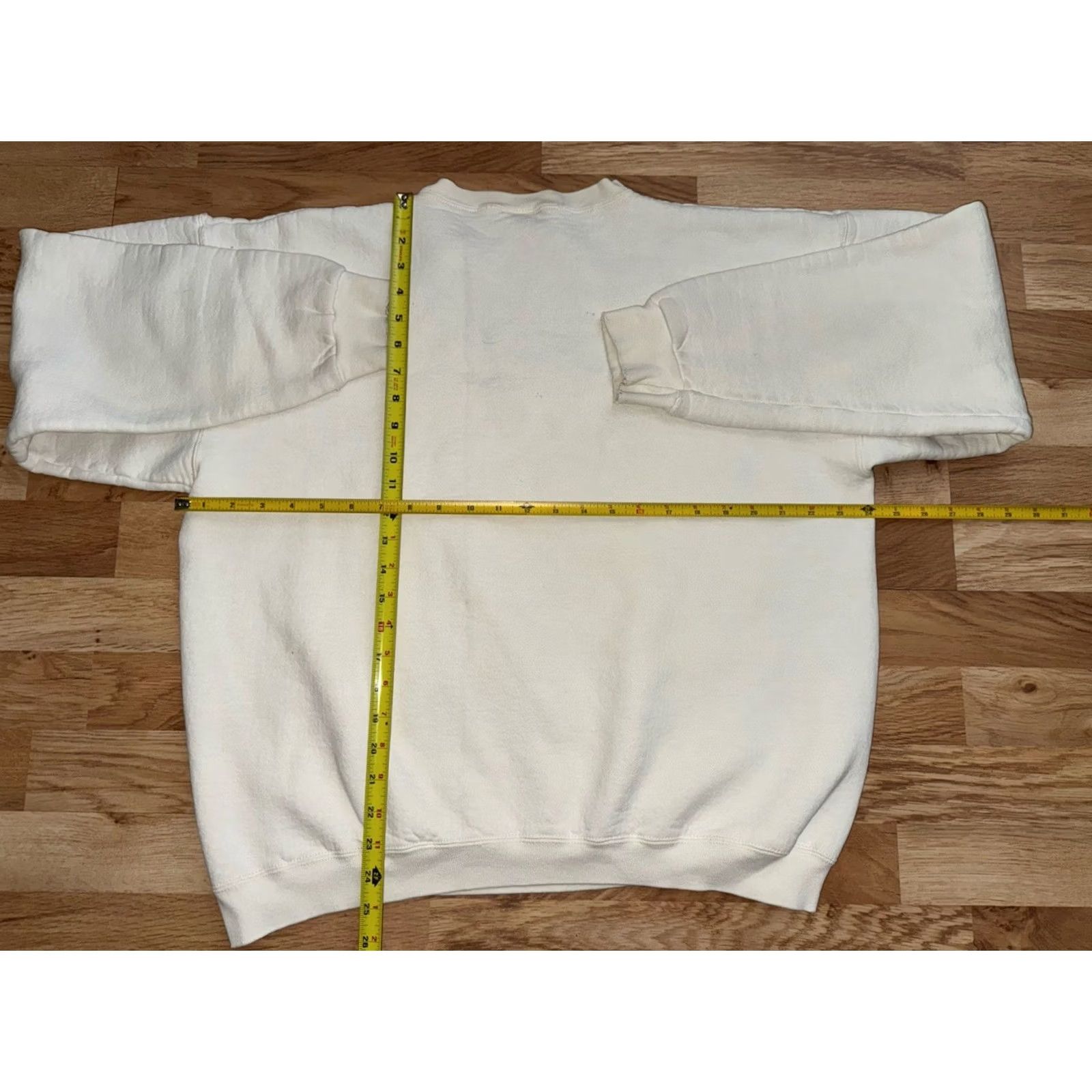 Vintage VINTAGE Pluma Heavyweight Crewneck Sweatshirt Men's L Made In USA White 90s Size US L / EU 52-54 / 3 - 5 Thumbnail