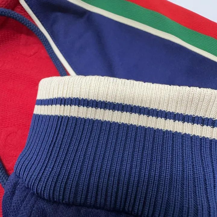 Gucci Gucci Gucci SS21 Red Knit Long Sleeve Hoodie -2506 Size US M / EU 48-50 / 2 - 7 Thumbnail