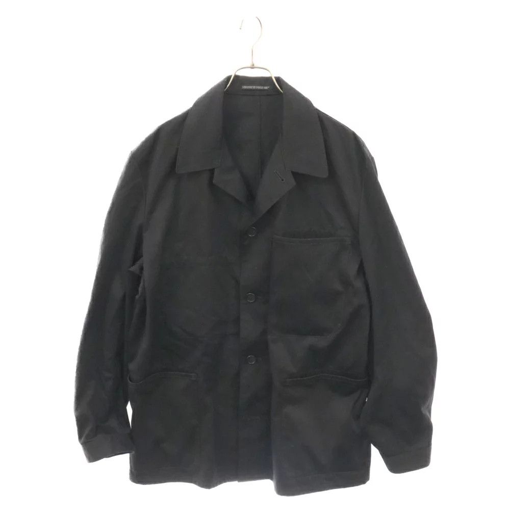 image of Yohji Yamamoto Pour Homme Coverall Jacket in Black, Men's (Size Medium)