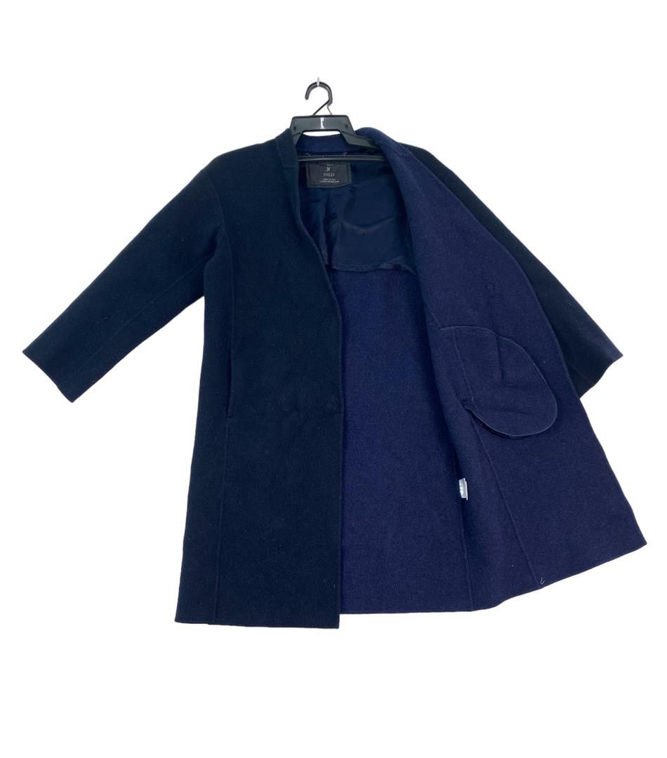 Japanese Brand Vtg 90s rare INED navy wool warm coat Size US M / EU 48-50 / 2 - 1 Thumbnail