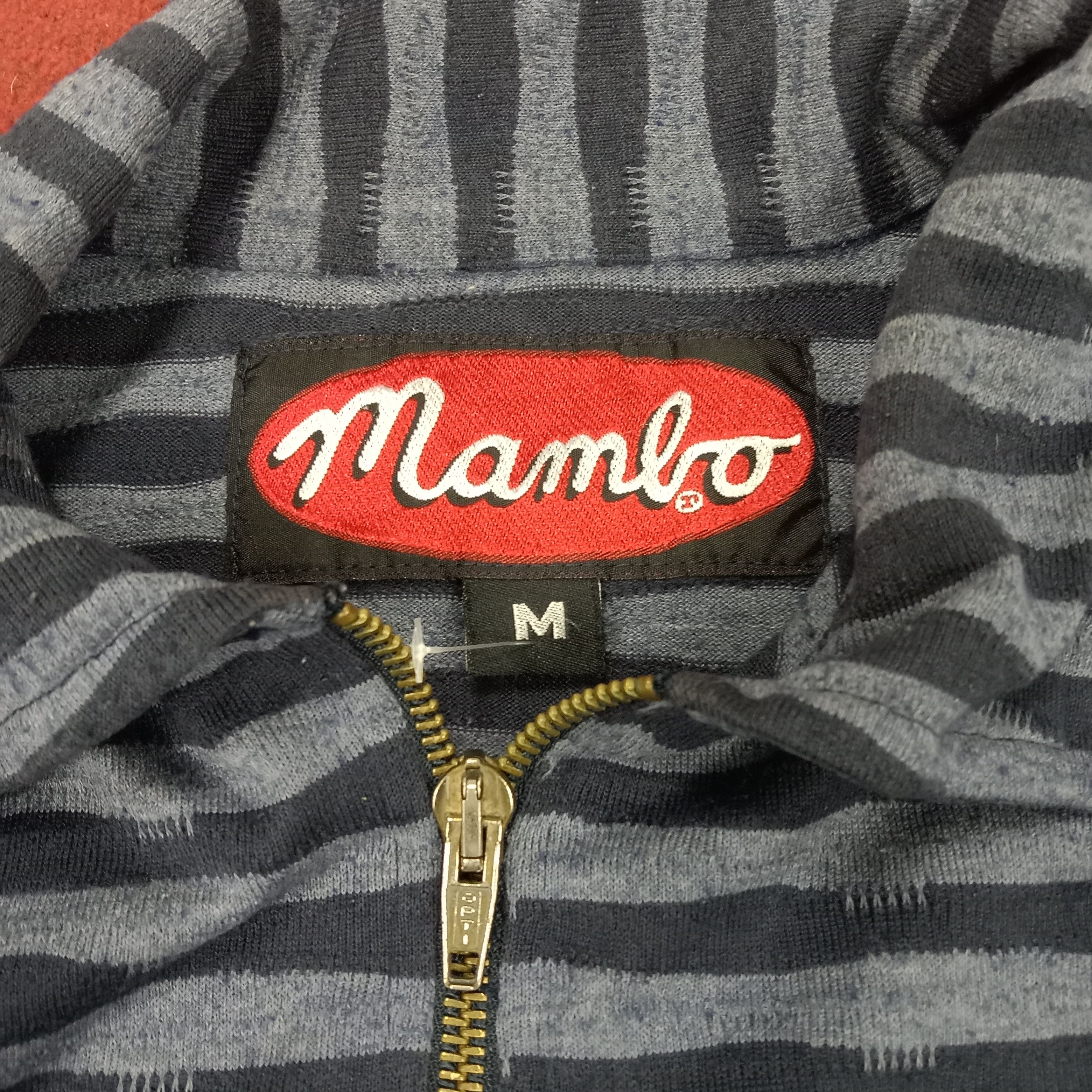 Mambo × Vintage Mambo Surfing Streetwear Style Stripes Design Sweater Size US L / EU 52-54 / 3 - 6 Thumbnail