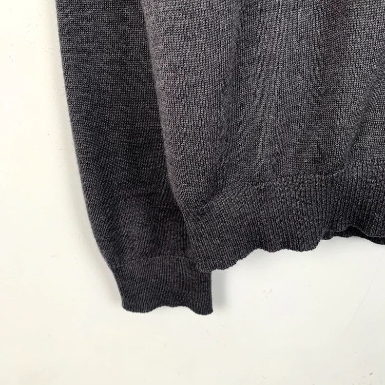 Gucci GucciDark gray wool V-neck long-sleeved sweater 2503-Nextar Size US XL / EU 56 / 4 - 4 Thumbnail