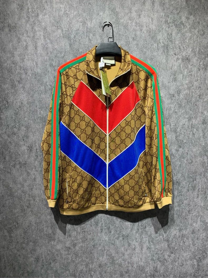 Gucci Gucci Full print logo jacket 2501-Nextarrow Size US M / EU 48-50 / 2 - 1 Thumbnail