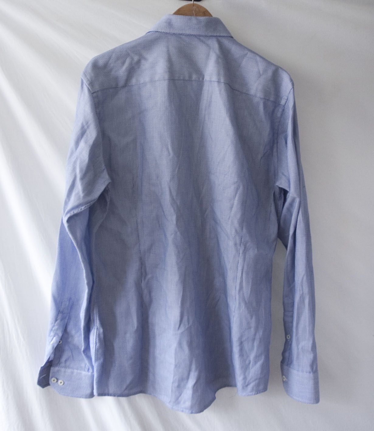 Eton Eton Shirt Cotton Slim Size 17/43 Blue Size US L / EU 52-54 / 3 - 6 Thumbnail