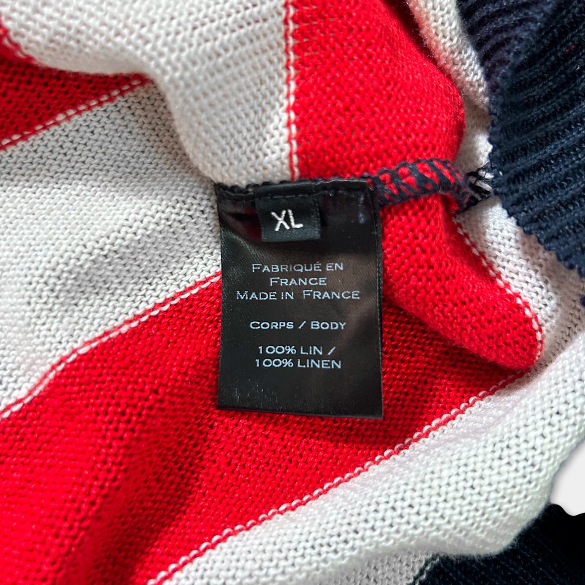 Balmain Balmain SS16 USA Flag Red White Striped Runway Sweatshirt Size US M / EU 48-50 / 2 - 7 Thumbnail