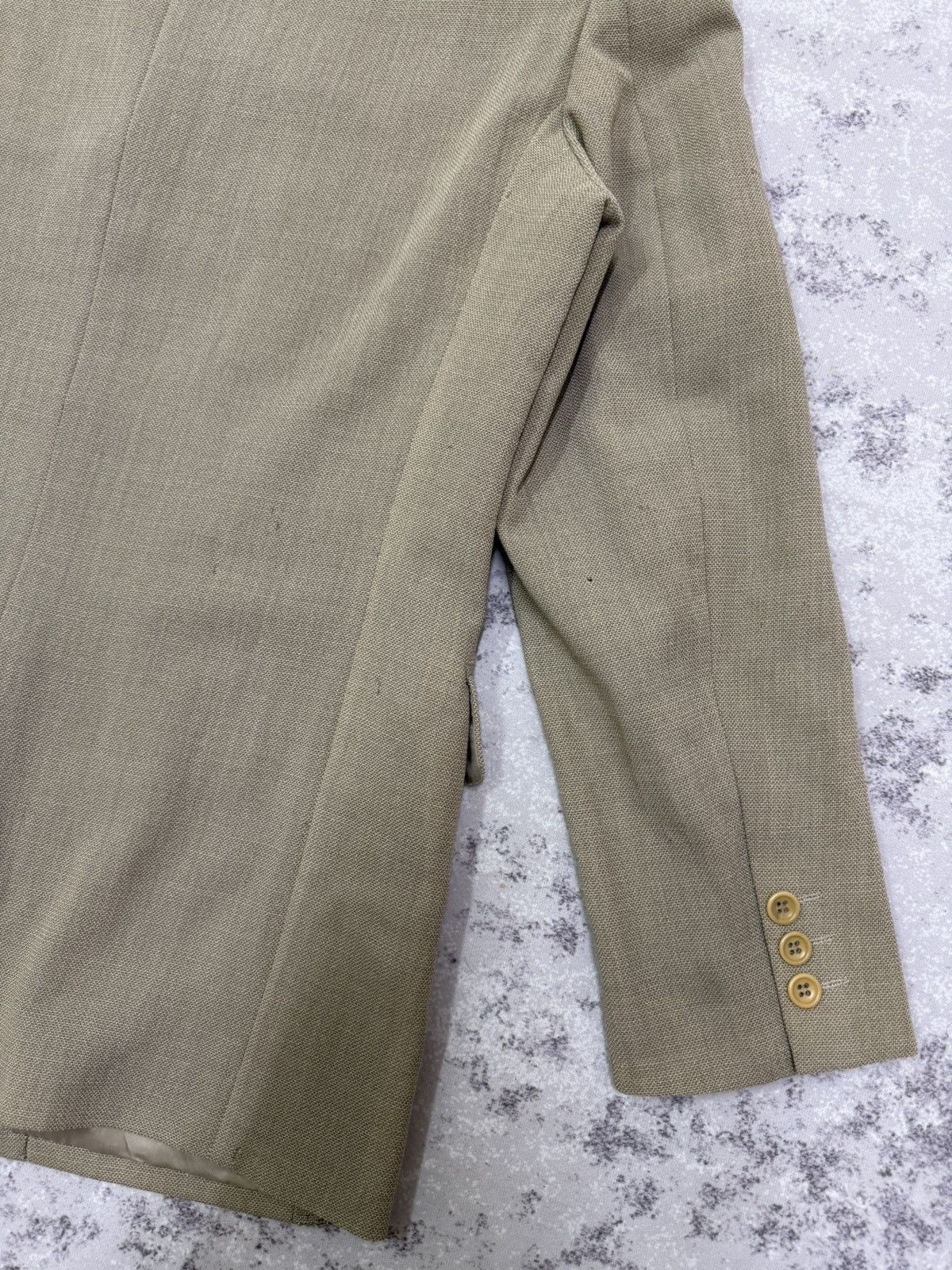 Kenzo VINTAGE 90s KENZO HOMME LINEN BLAZER Size 40S - 14 Thumbnail
