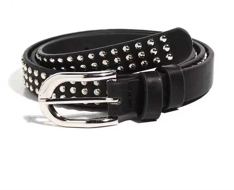 Japanese Brand Punk rockers streetwear black colour belt Size ONE SIZE - 2 Thumbnail