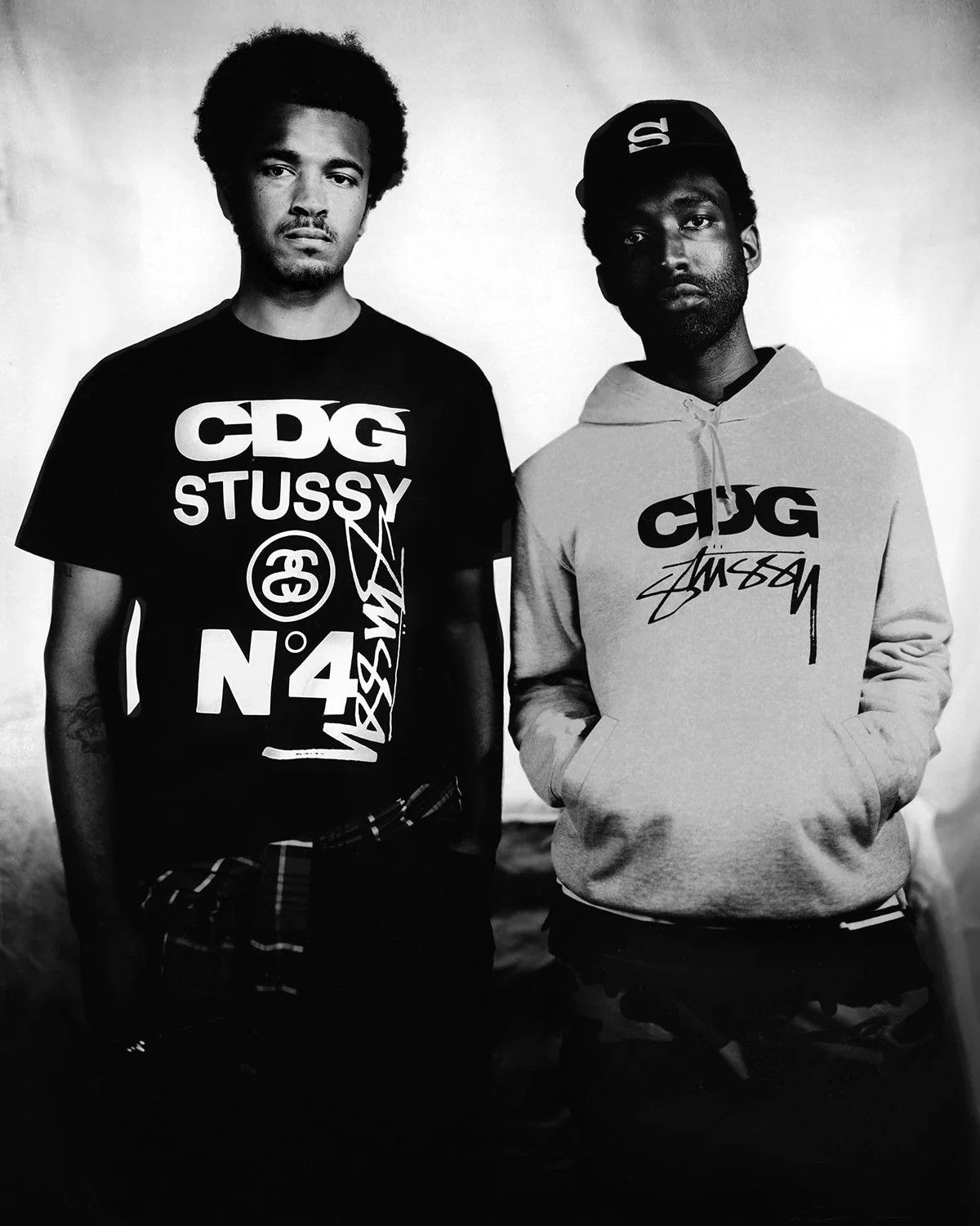 Comme des Garcons × Stussy CDG x Stussy Surfman Heather Gray Hoodie M FW2021 Size US M / EU 48-50 / 2 - 4 Thumbnail