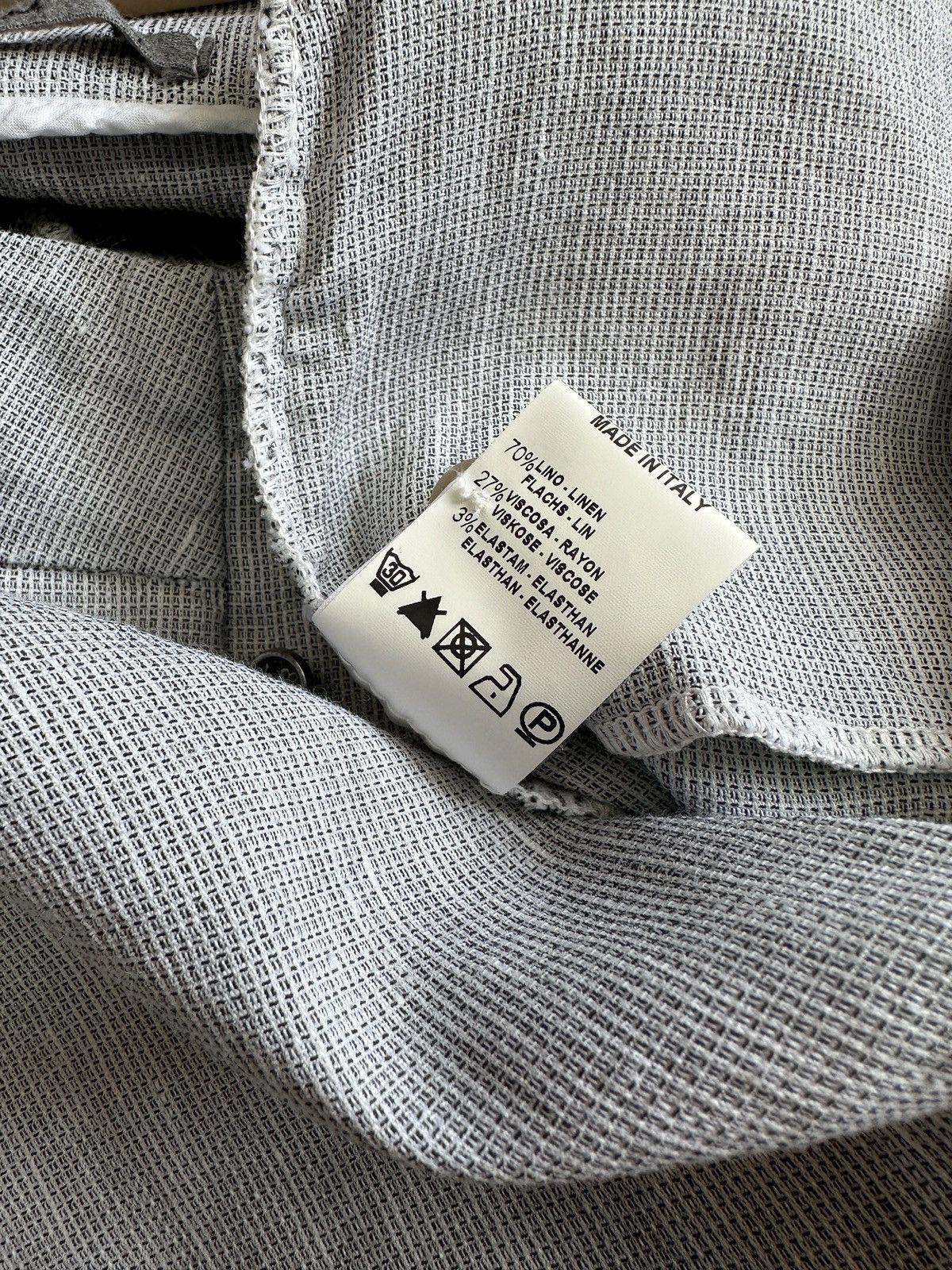 Transit TRANSIT PAR SUCH Drop Crotch Linen Blend Cropped Pants Sz 2 Size 30" / US 8 / IT 44 - 10 Thumbnail