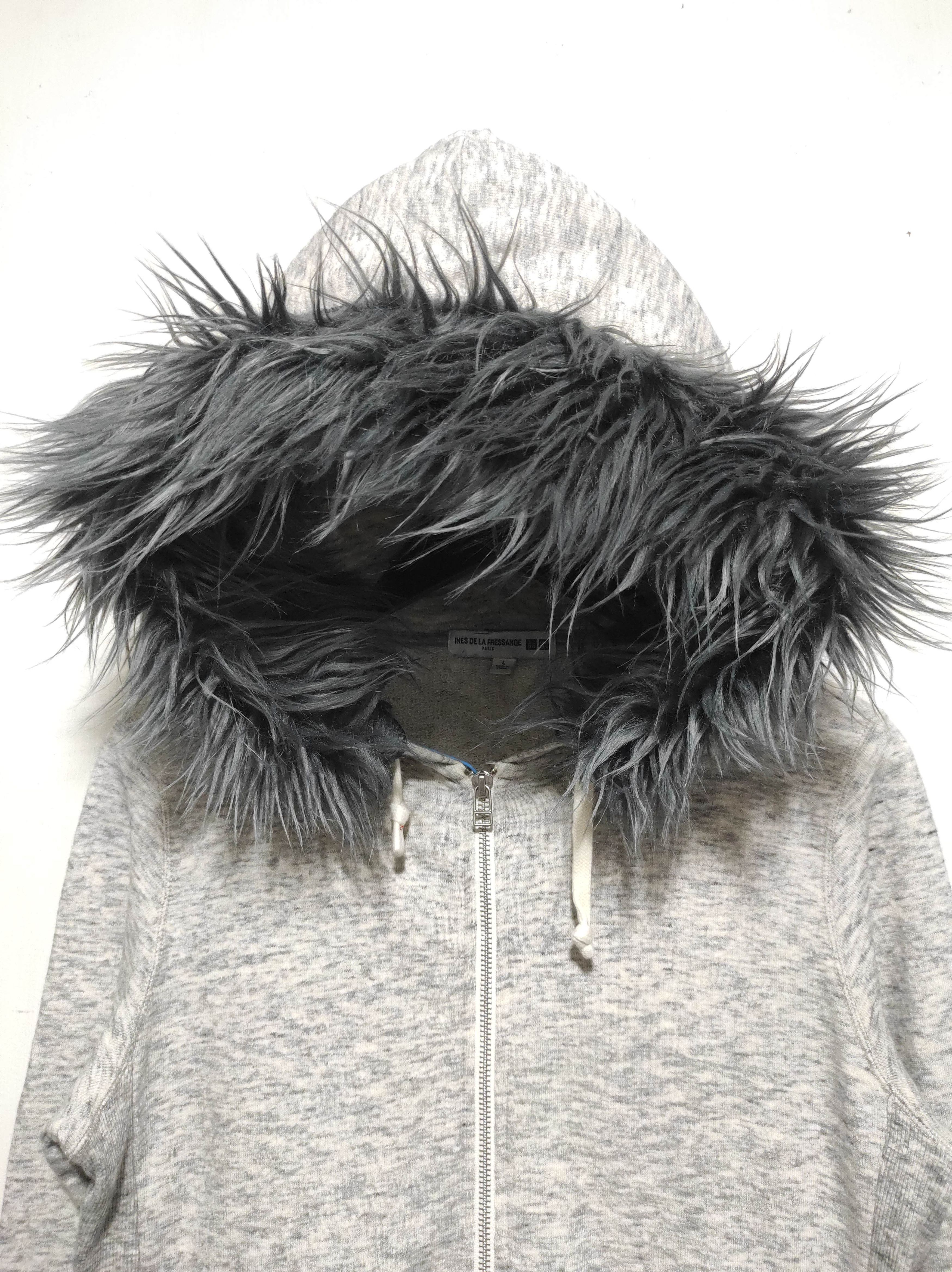 Uniqlo Uniqlo Ines De La Fressange Double Zip Fur Hoodie LGB style Size US M / EU 48-50 / 2 - 8 Thumbnail