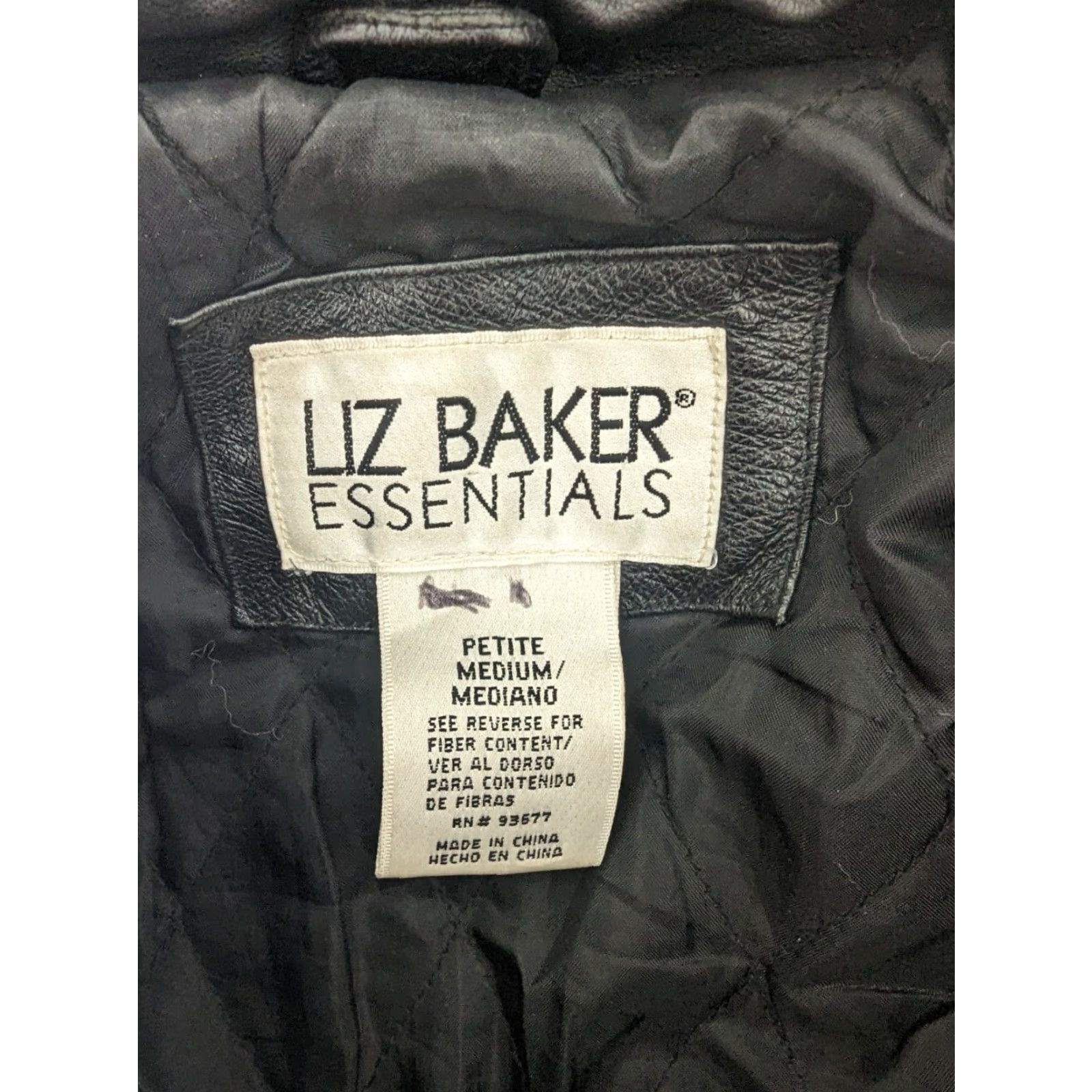 Vintage VINTAGE Black Genuine Leather Oversized Bomber Jacket Women's M 90s Relaxed Jacket Size M / US 6-8 / IT 42-44 - 4 Thumbnail
