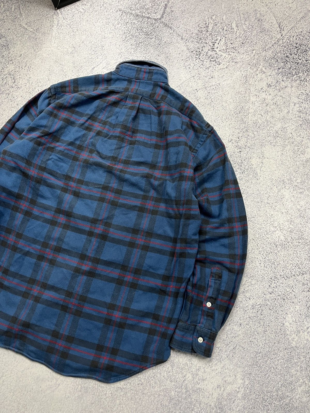 Flannel Polo Ralph Lauren Flannel Plaid Check Button Up Shirt 90’s Size US M / EU 48-50 / 2 - 12 Thumbnail