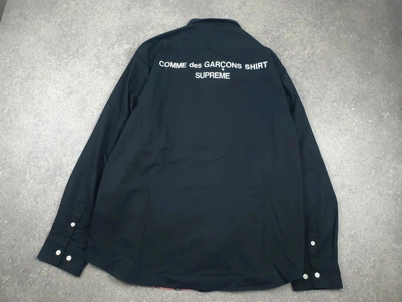 Supreme Supreme Comme Des Garçons Men's Multi Patchwork Shirt Size L Size US L / EU 52-54 / 3 - 2 Thumbnail