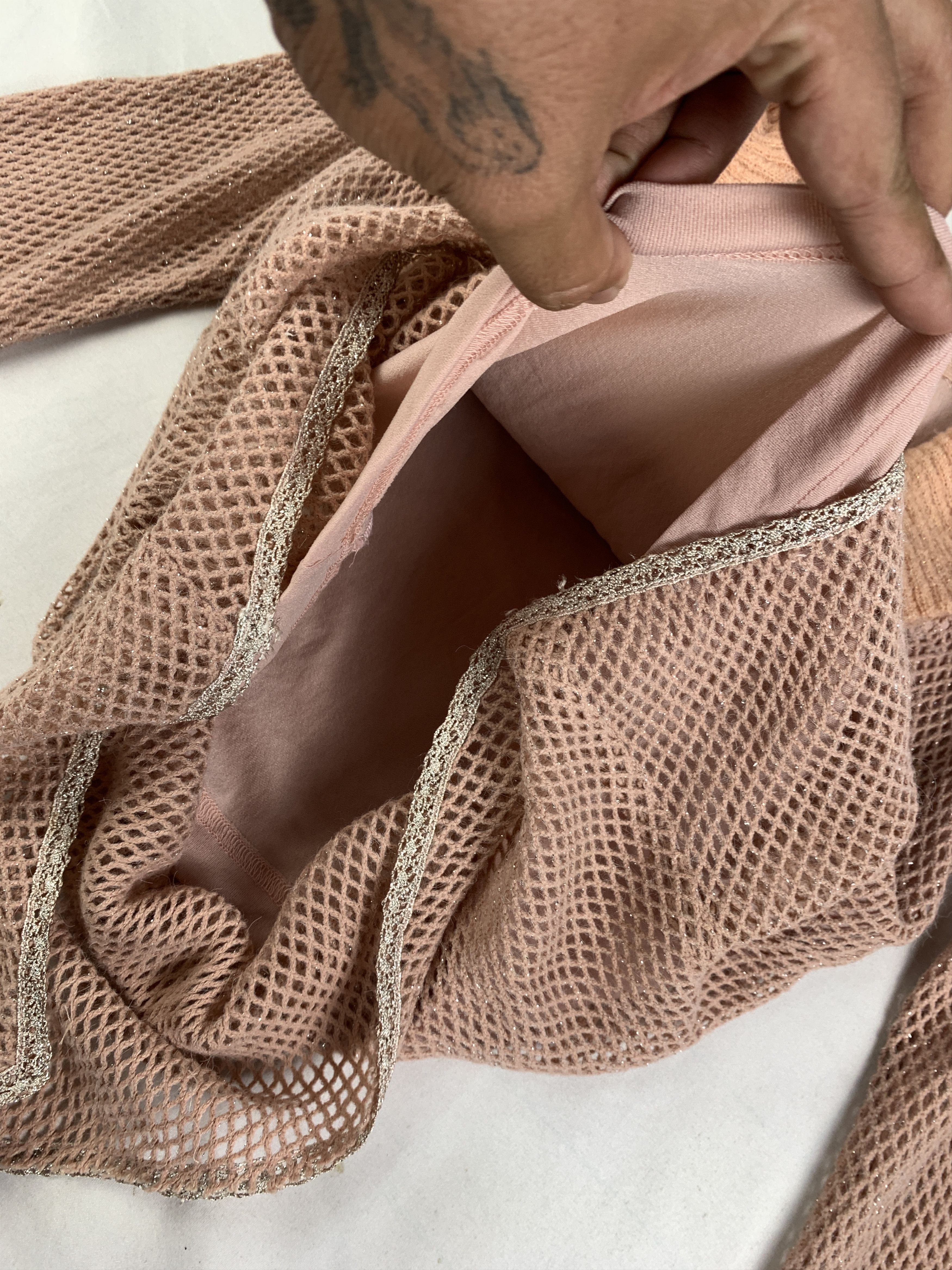 Japanese Brand Tom & Luciana Off Shoulders Asymmetrical Knitted Top (M) Size M / US 6-8 / IT 42-44 - 8 Thumbnail