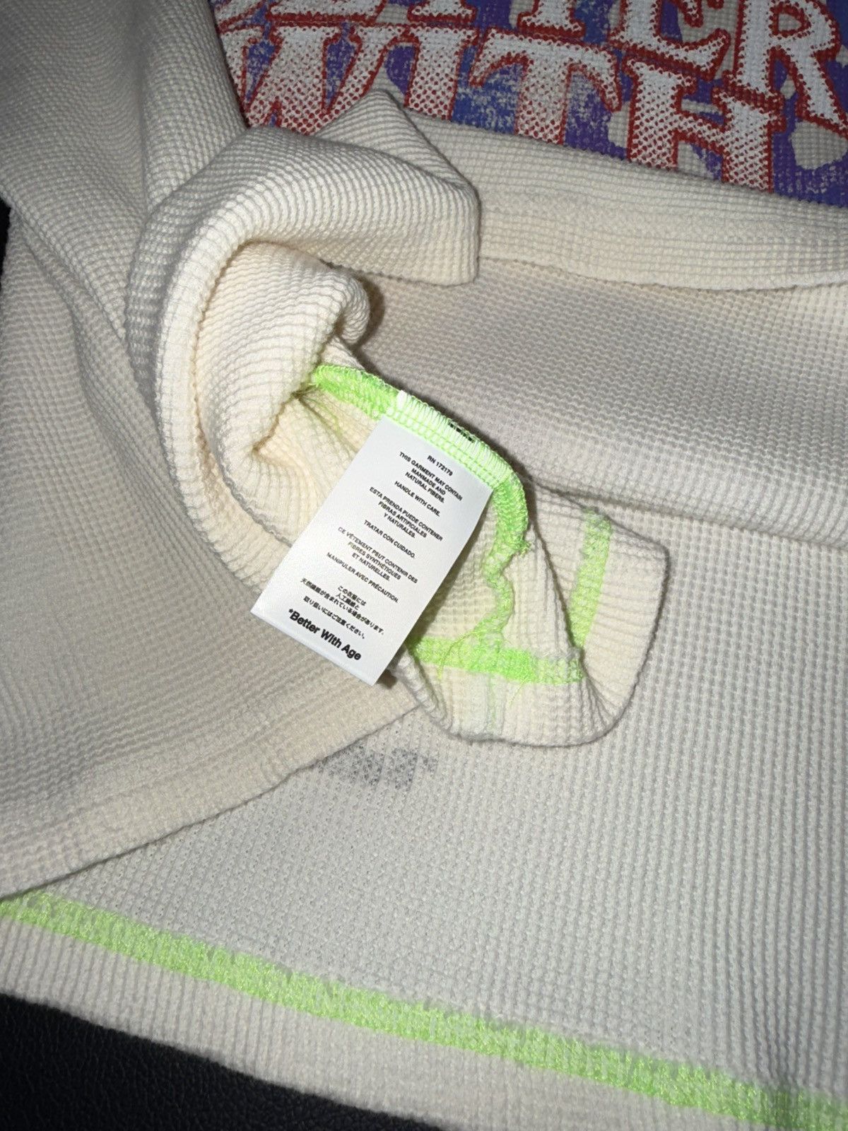 Better With Age Thermal graphic logo shirt Size US M / EU 48-50 / 2 - 5 Thumbnail