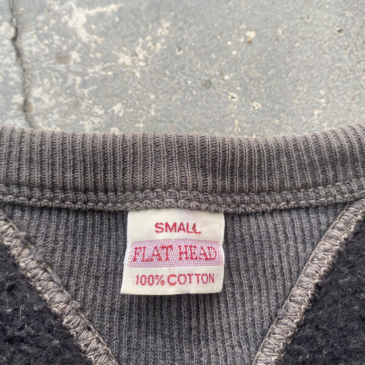 The Flat Head FLAT HEAD Double V sun faded sweater Size US S / EU 44-46 / 1 - 7 Thumbnail