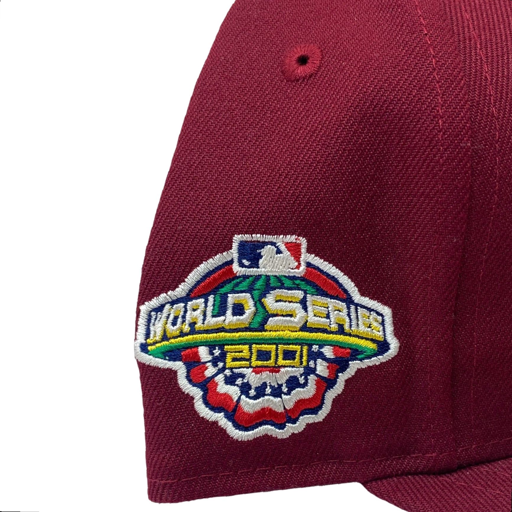 New Era HAT CLUB EXCLUSIVE OG RED VELVET ARIZONA DIAMONDBACKS 2001 WS PINK UV 7 5/8 Men Hat Size ONE SIZE - 3 Thumbnail