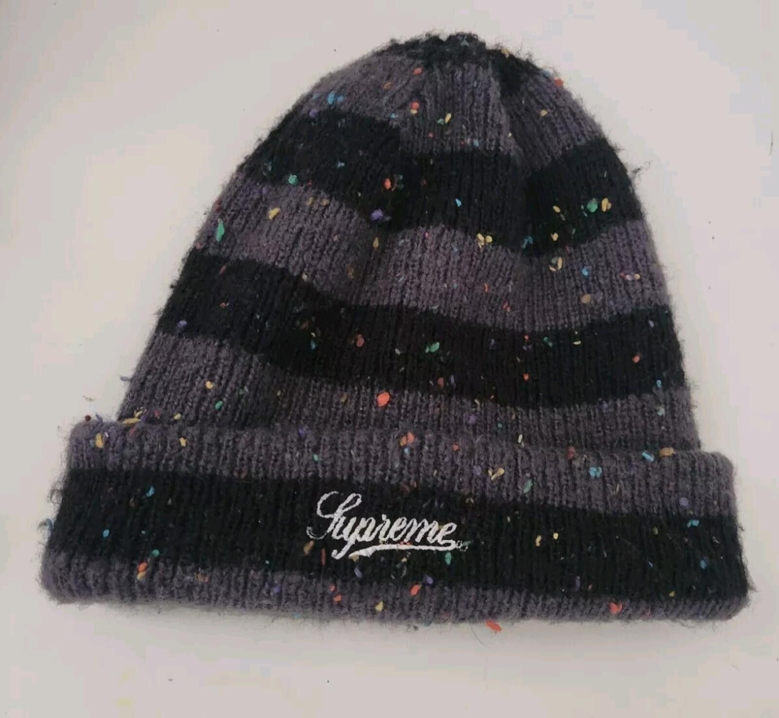 Designer × Supreme Supreme Zig Zag stripe Beanie SS19 | Grailed