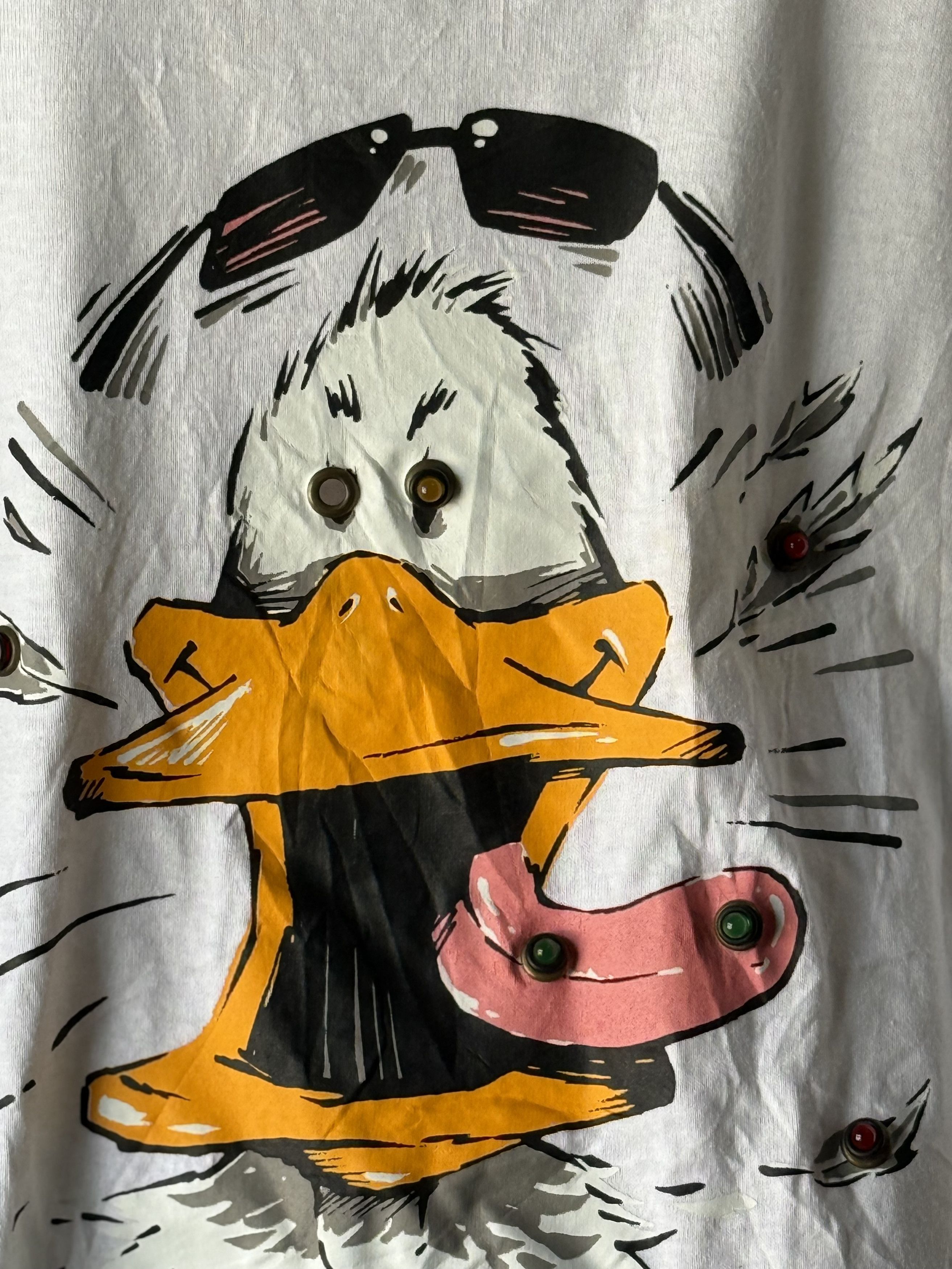 Fruit Of The Loom Vintage 1987 Airwaves LED Duck Tee Screen Stars USA Size US XL / EU 56 / 4 - 1 Thumbnail