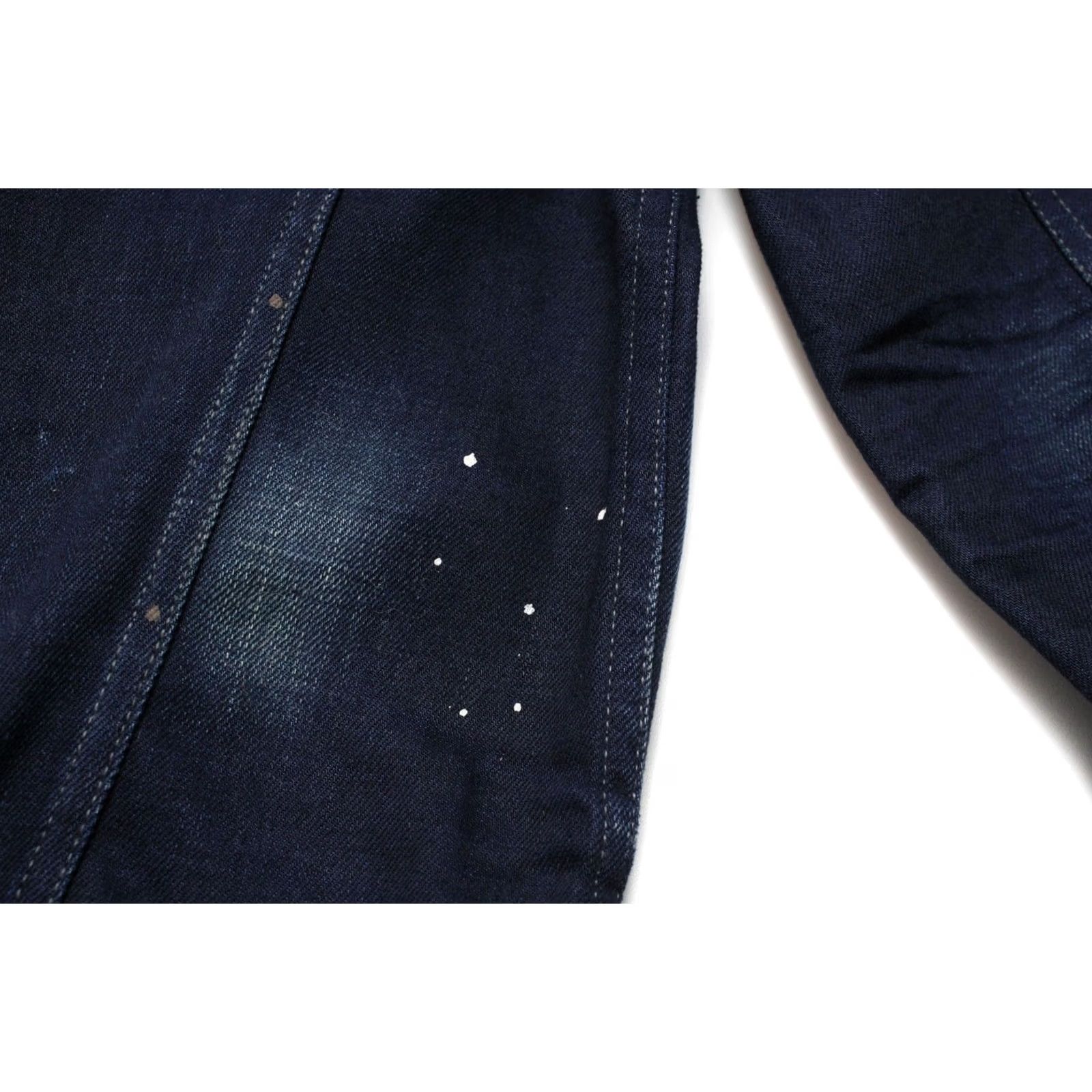 G-Star G-Star Slim Tailor Jacket Men Small Denim Faded Painted Whiskers Button Up Jacket Size US S / EU 44-46 / 1 - 6 Thumbnail