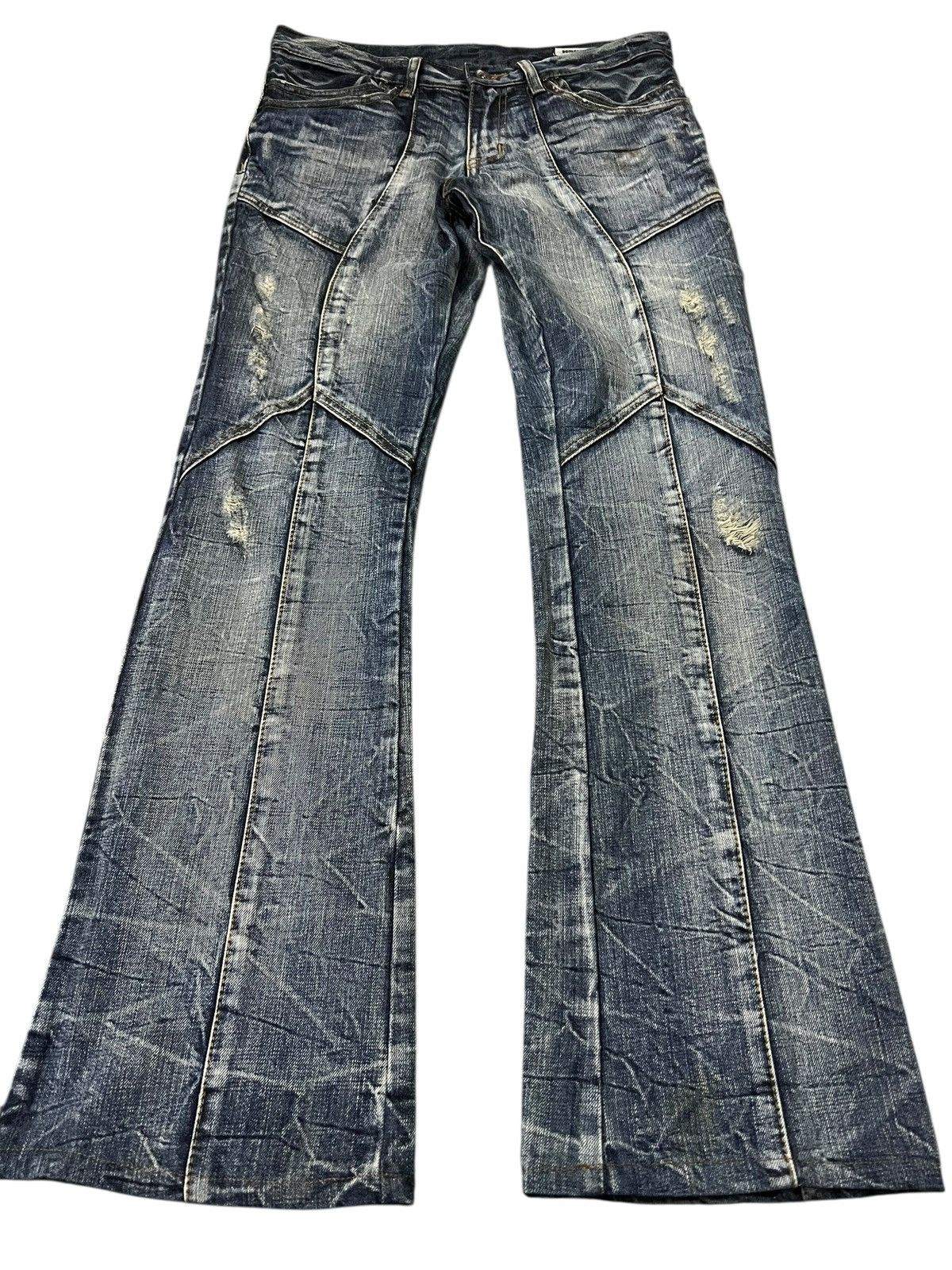 semanticdesign 💥Flare💥Semantic Design Flare Distress Claw Jean Size US 31 - 1 Thumbnail