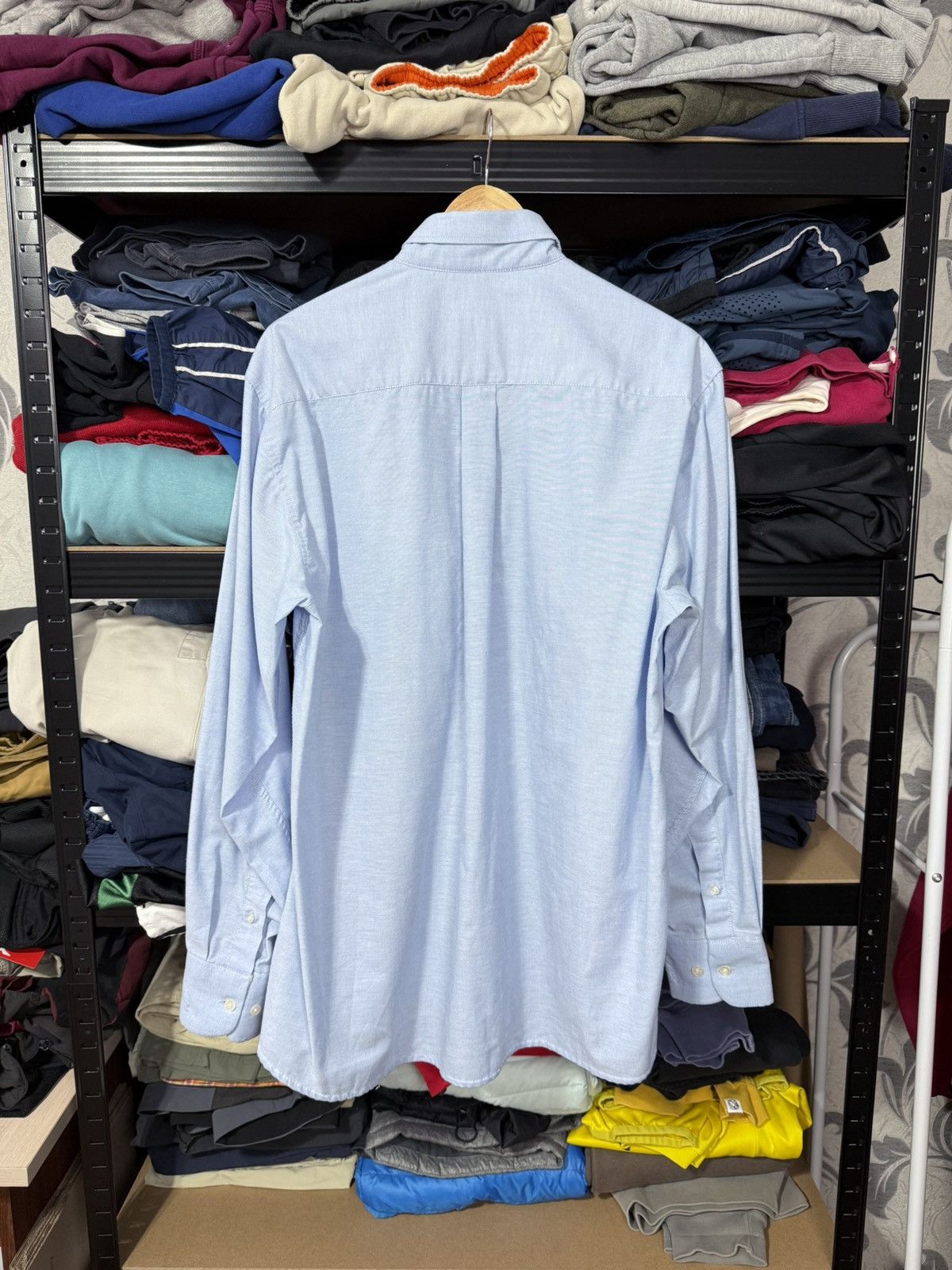 Burberry × Vintage Vintage Burberry London Blue Button Up Shirt Size XL Size US XL / EU 56 / 4 - 12 Thumbnail