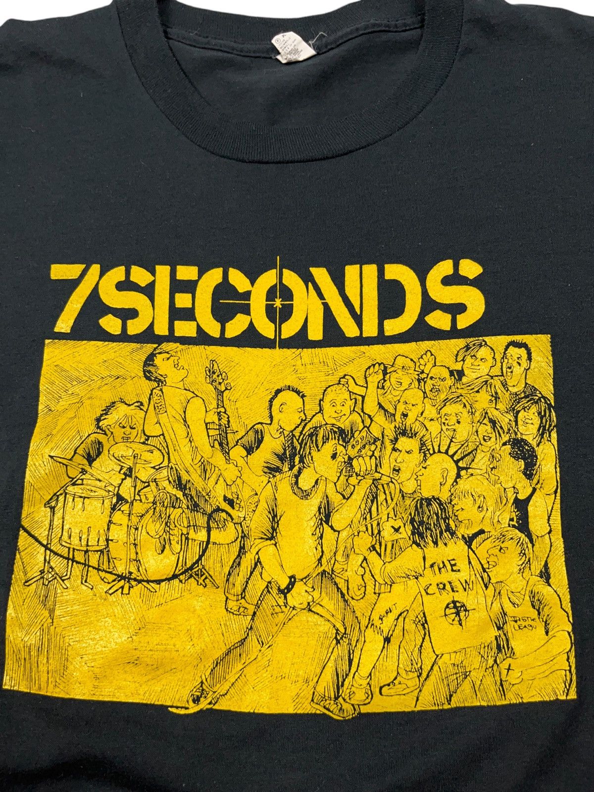 Band Tees Vintage 80s 7 Seconds Walk Together Rock Together Punk Shirt Size US L / EU 52-54 / 3 - 2 Thumbnail