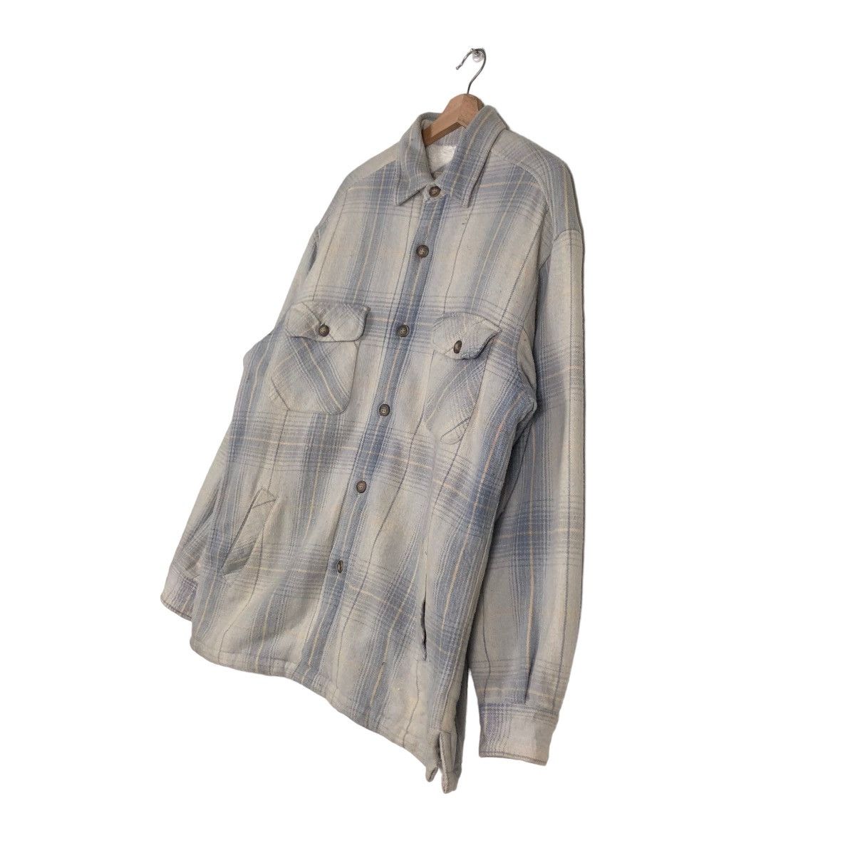 Flannel 📌VINTAGE FLANNEL SHIRT JACKET WORKER SEA HOP ISSEY MIYAKE Size US L / EU 52-54 / 3 - 14 Thumbnail