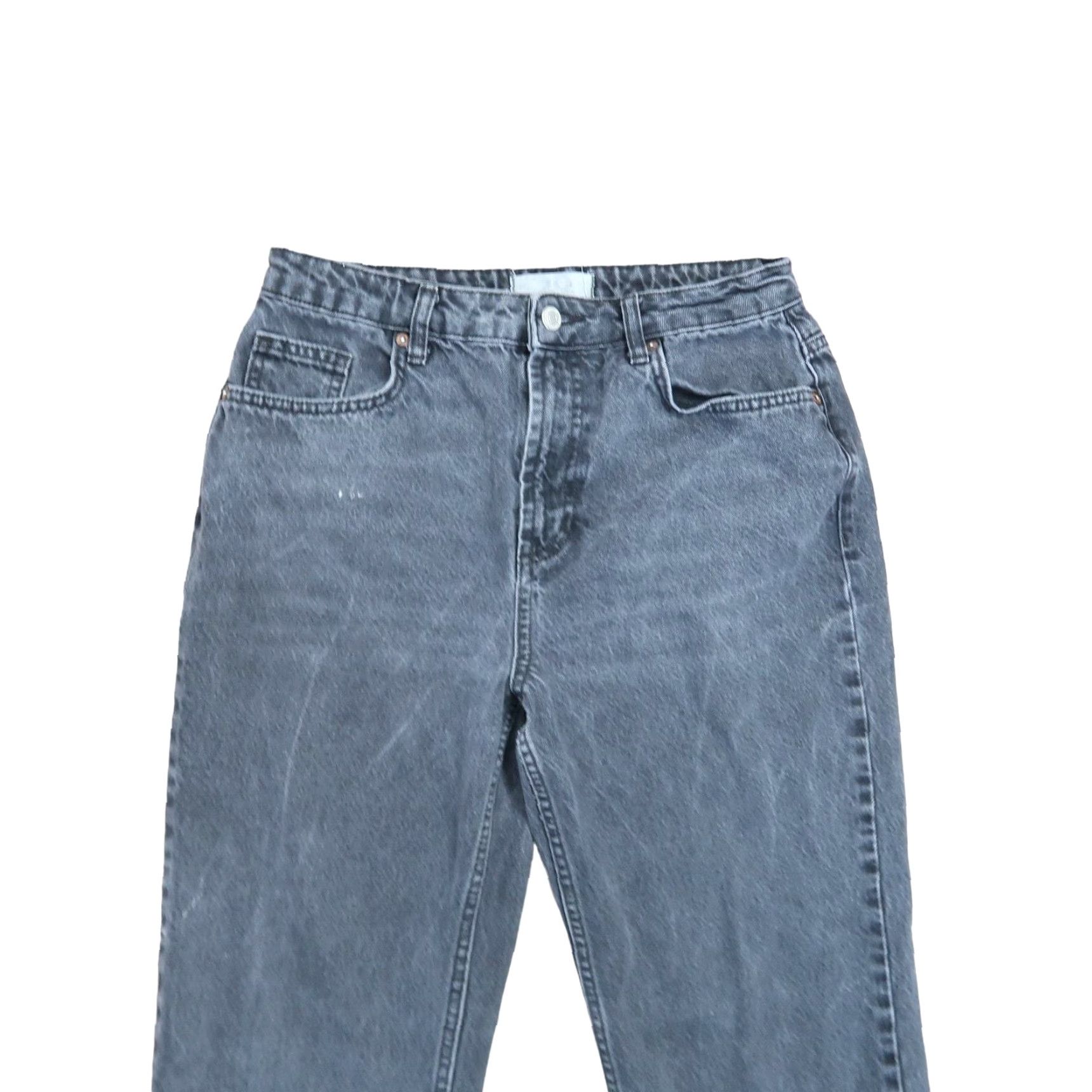 Free People Free People We The Free faded black high rise straight leg mom jeans 29 Size 29" - 2 Thumbnail