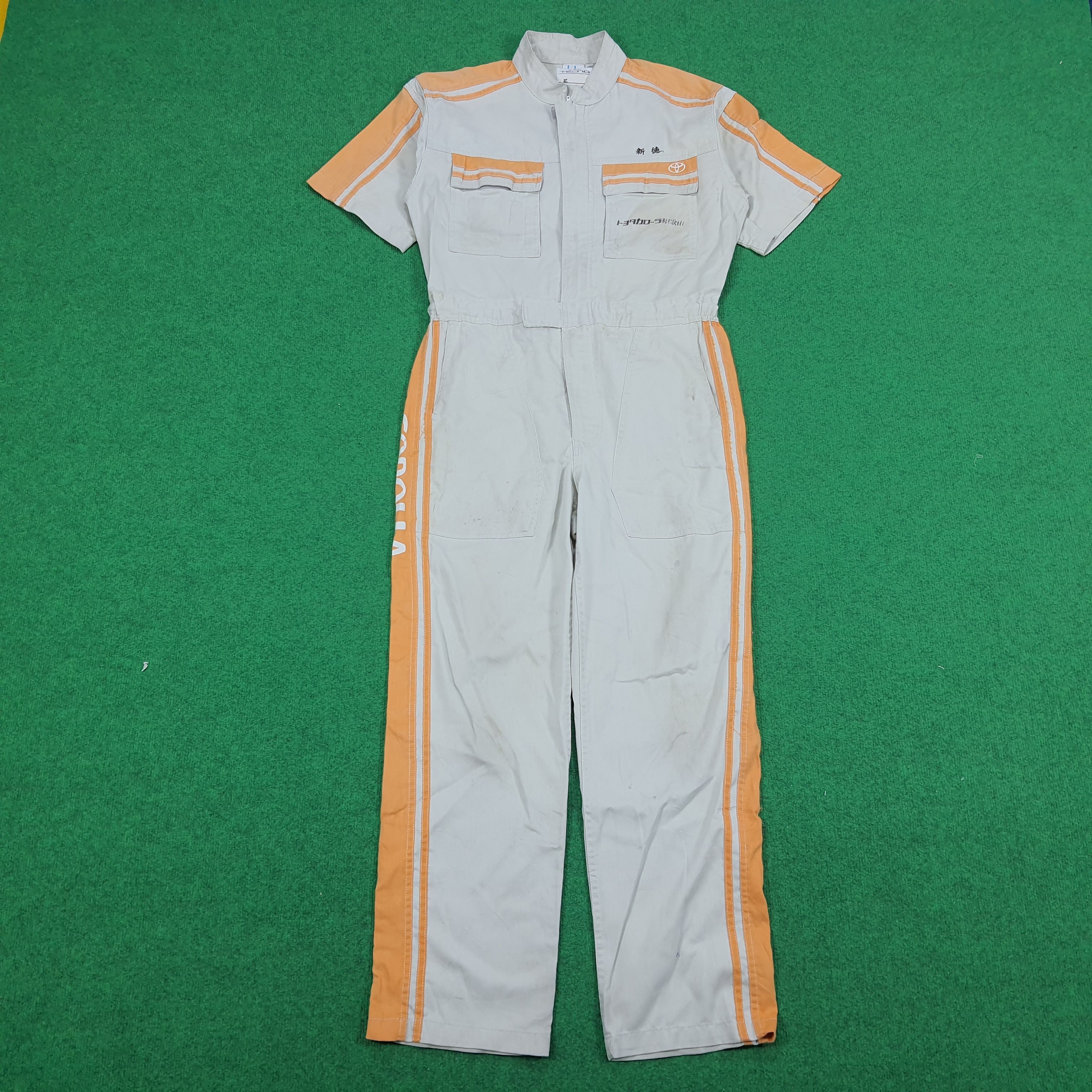 Japanese Brand × Vintage Vintage Toyota Tecno Motorsports Japan Racing Coverall Size US M / EU 48-50 / 2 - 4 Thumbnail