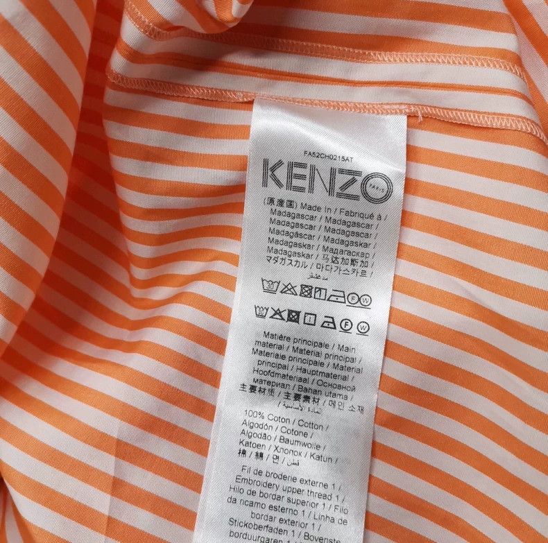 Kenzo KENZO Cotton casual striped long sleeve shirt Size XS / US 0-2 / IT 36-38 - 6 Thumbnail