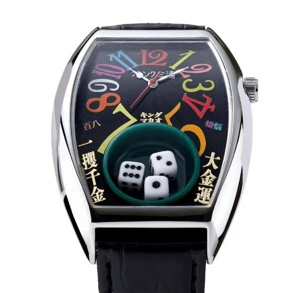 Japanese Brand Frank Miura Life's a Gamble Watch King Macau Dice FM14-SVCRB Ikaku Size ONE SIZE - 4 Thumbnail